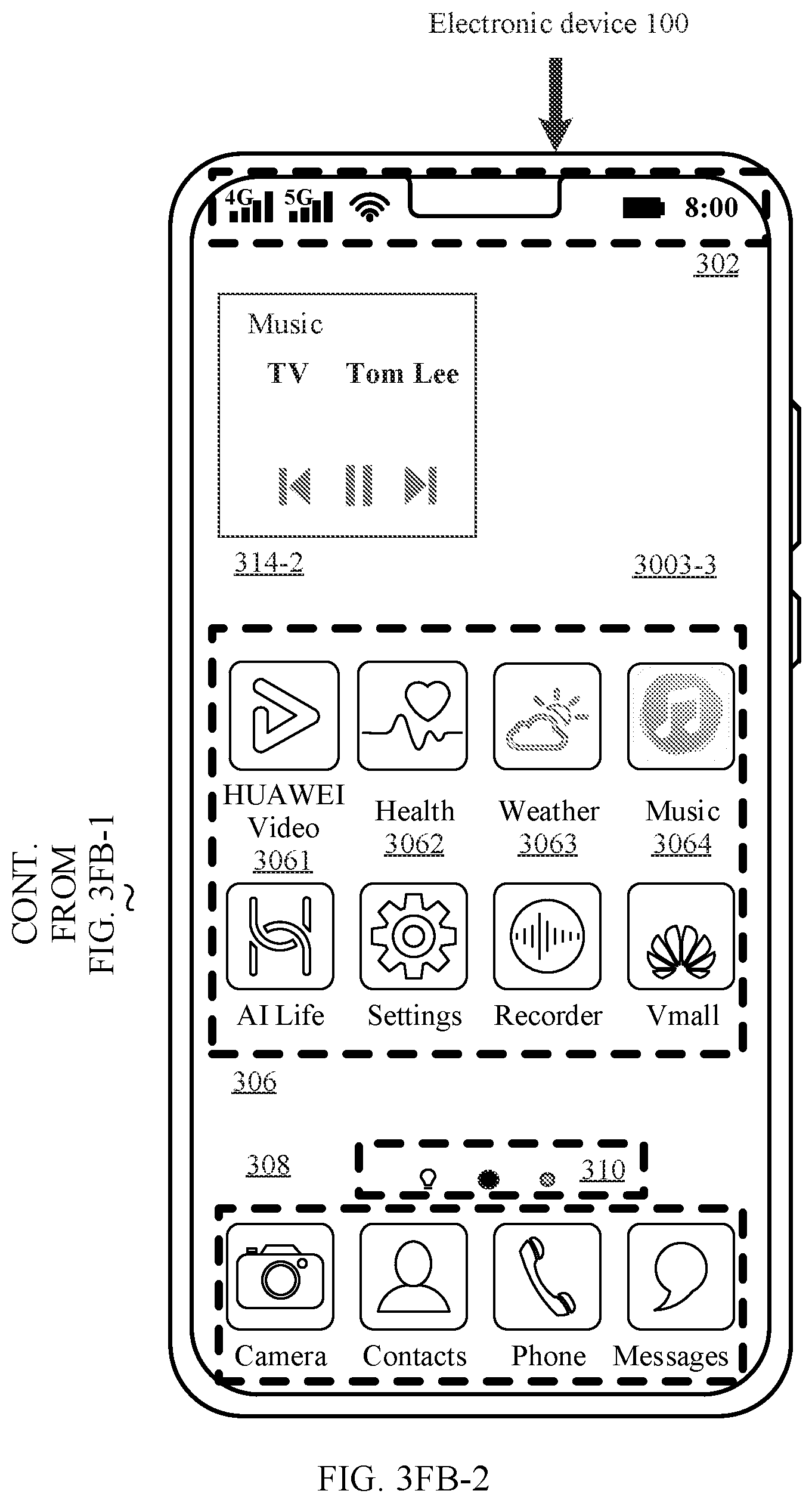 Patent US12112014 Figure 14 – Widget display method and electronic device