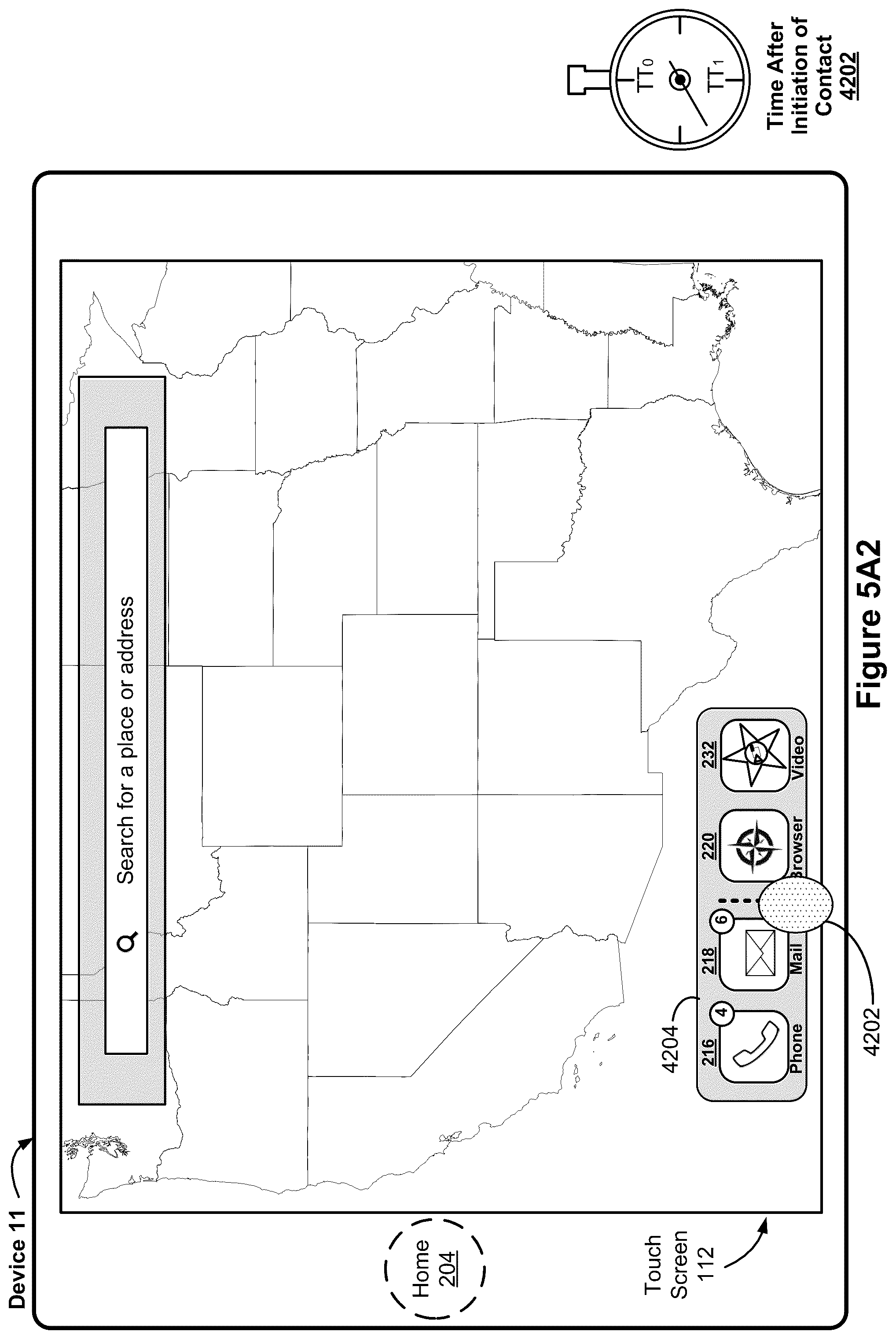 Patent US12112015 Figure 11 – Devices, methods, and graphical user interfaces for navigating between user interfaces, displaying a dock, and displaying system user interface elements