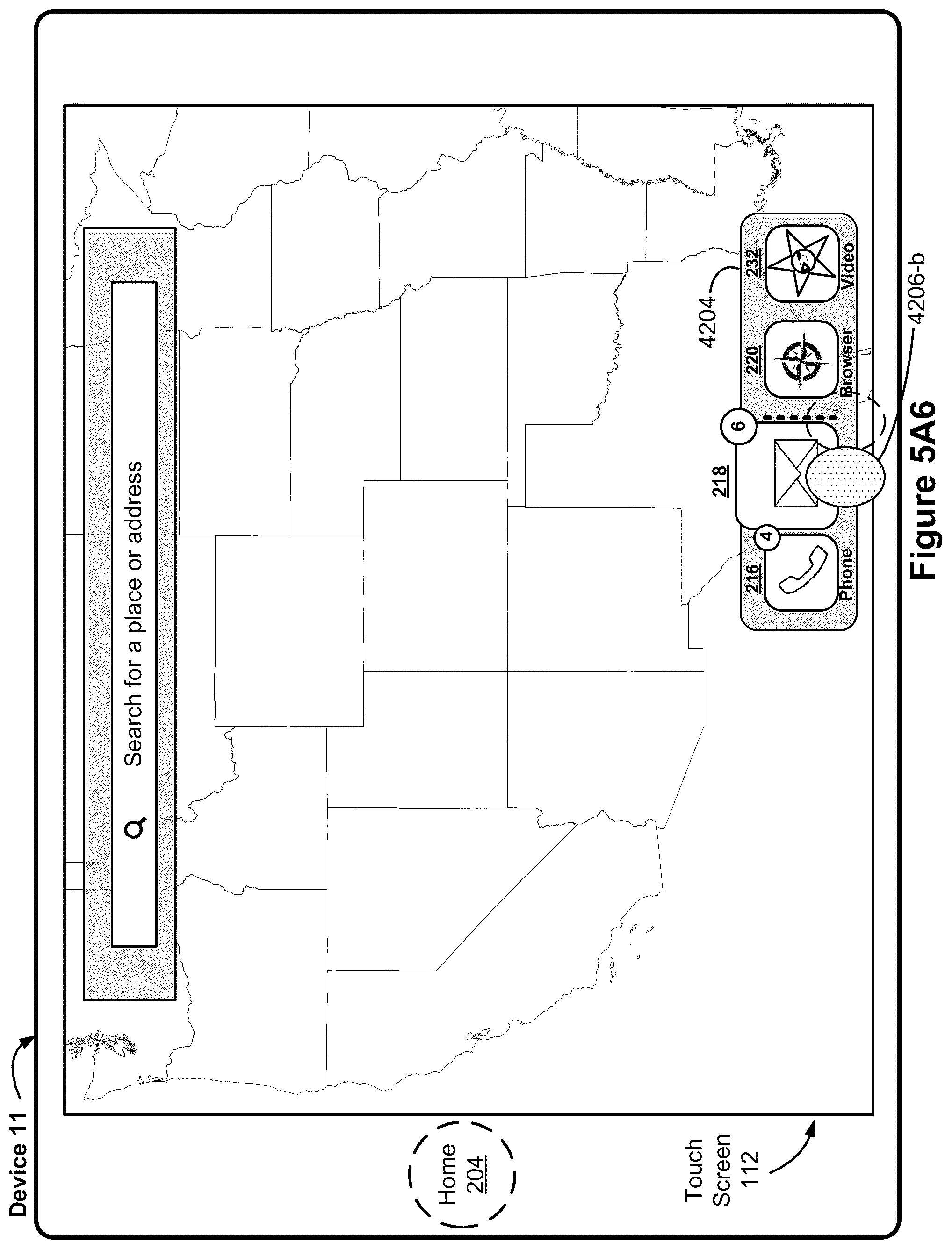 Patent US12112015 Figure 15 – Devices, methods, and graphical user interfaces for navigating between user interfaces, displaying a dock, and displaying system user interface elements