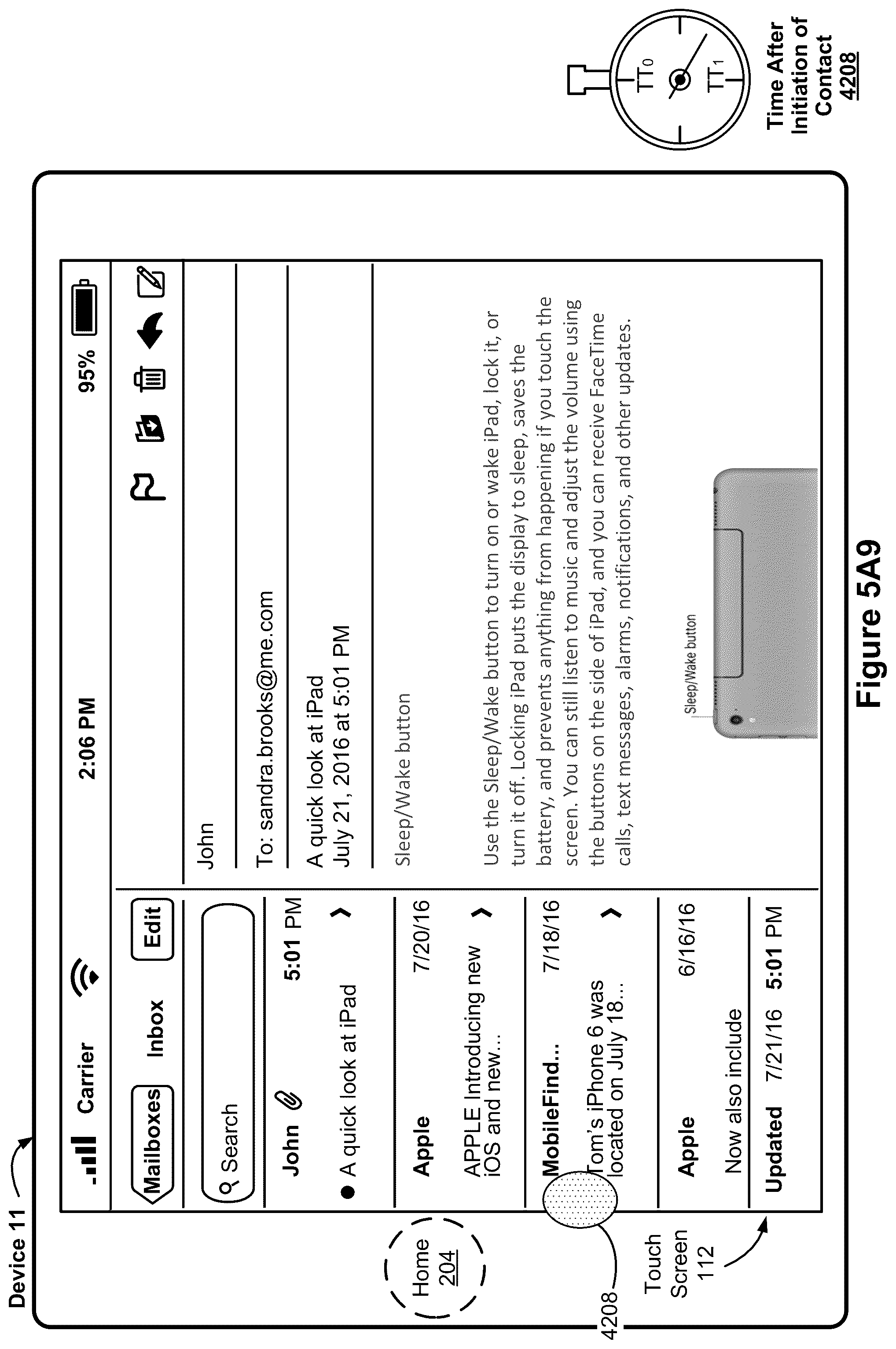 Patent US12112015 Figure 18 – Devices, methods, and graphical user interfaces for navigating between user interfaces, displaying a dock, and displaying system user interface elements