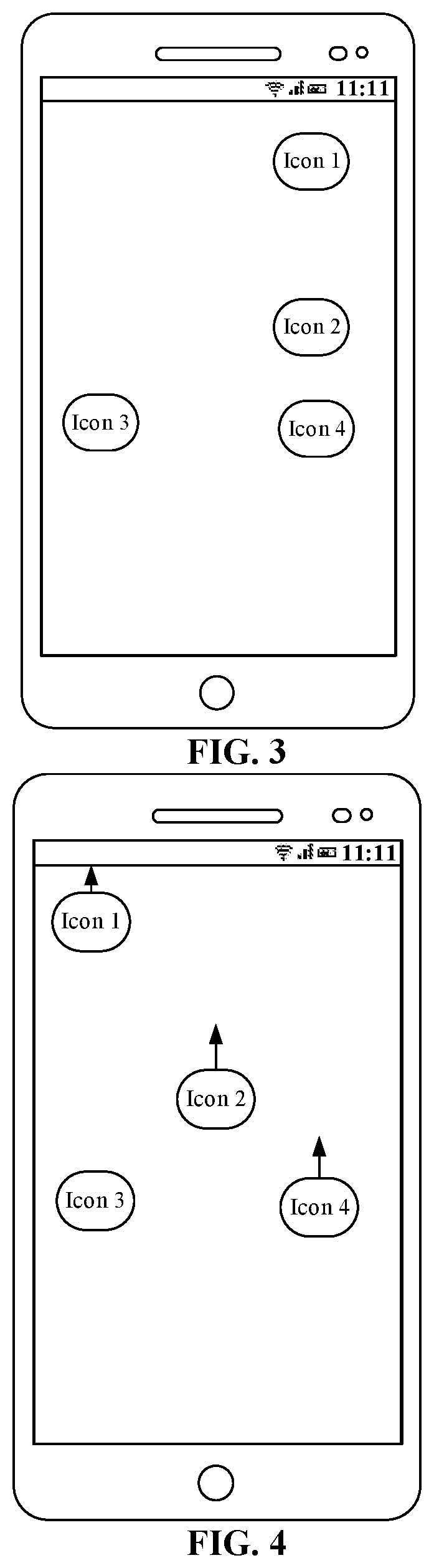 Patent US12112016 Figure 2 – Icon arranging method and apparatus, and electronic device