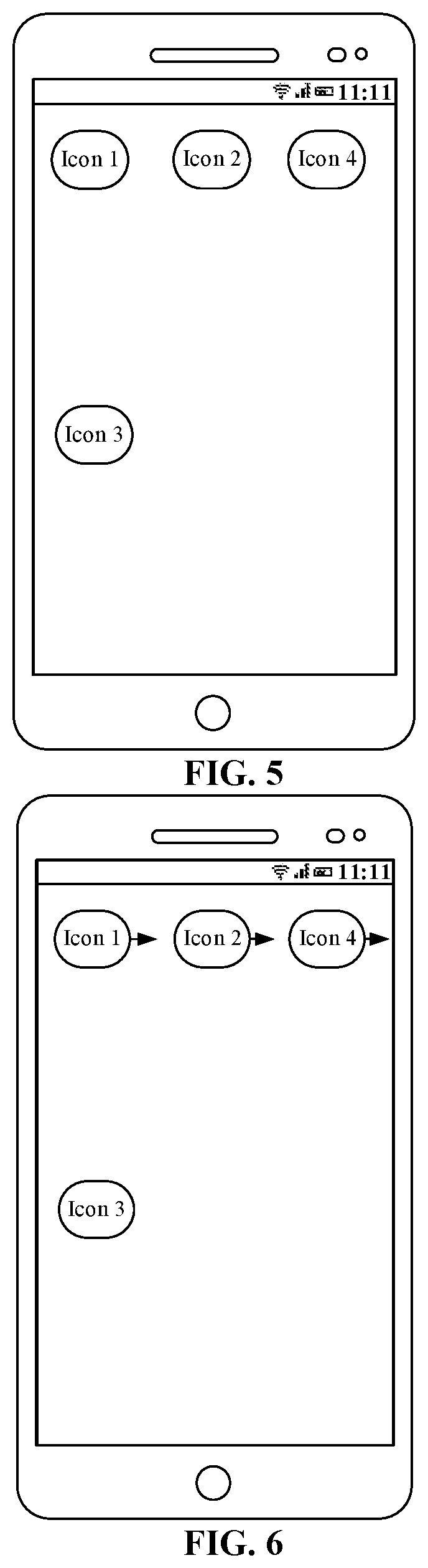 Patent US12112016 Figure 3 – Icon arranging method and apparatus, and electronic device