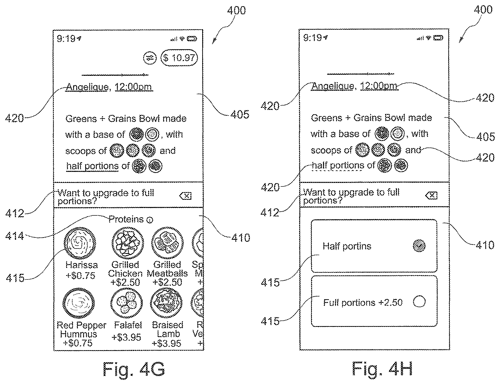Patent US12112019 Figure 7 – Sentence builder system and method