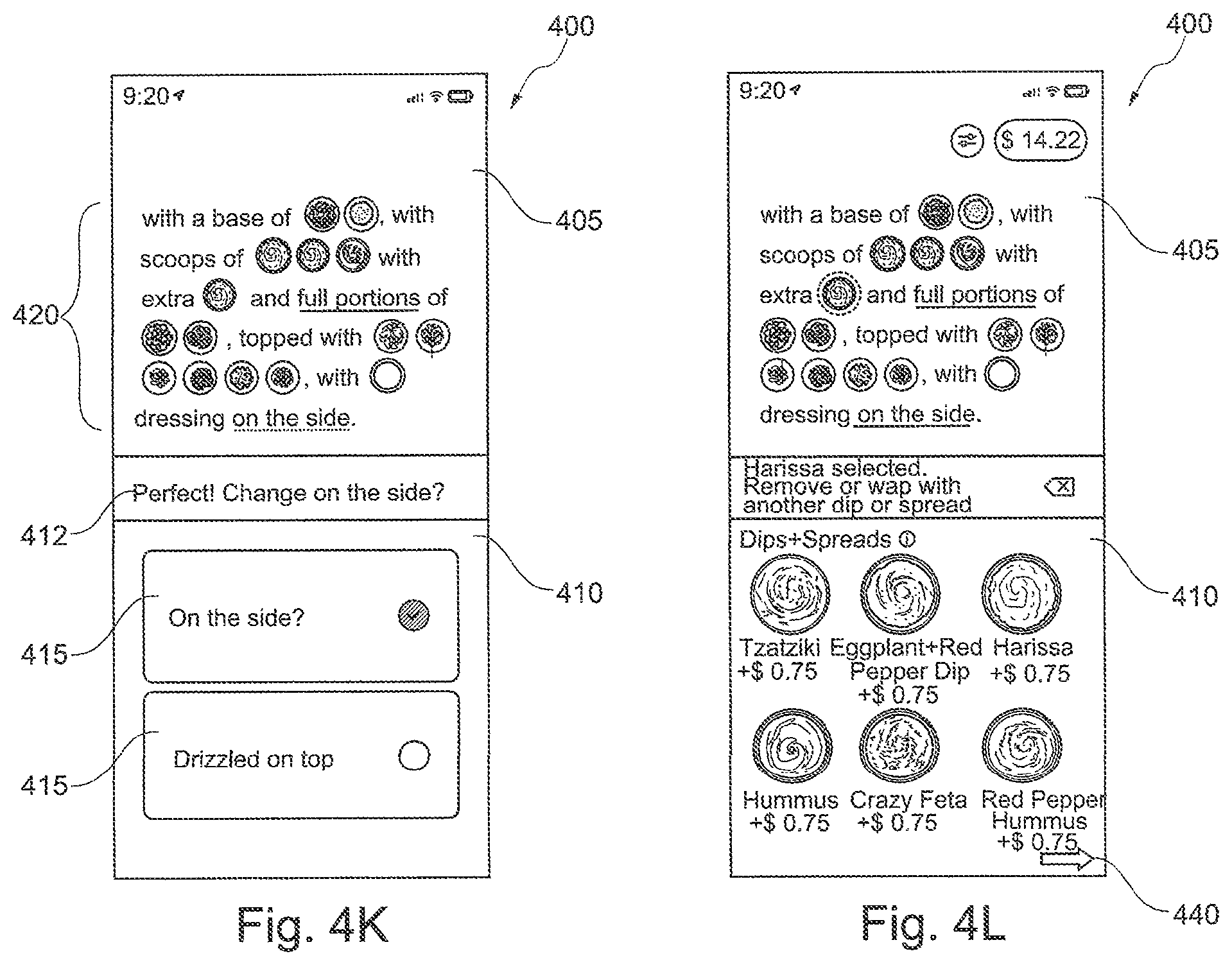 Patent US12112019 Figure 9 – Sentence builder system and method