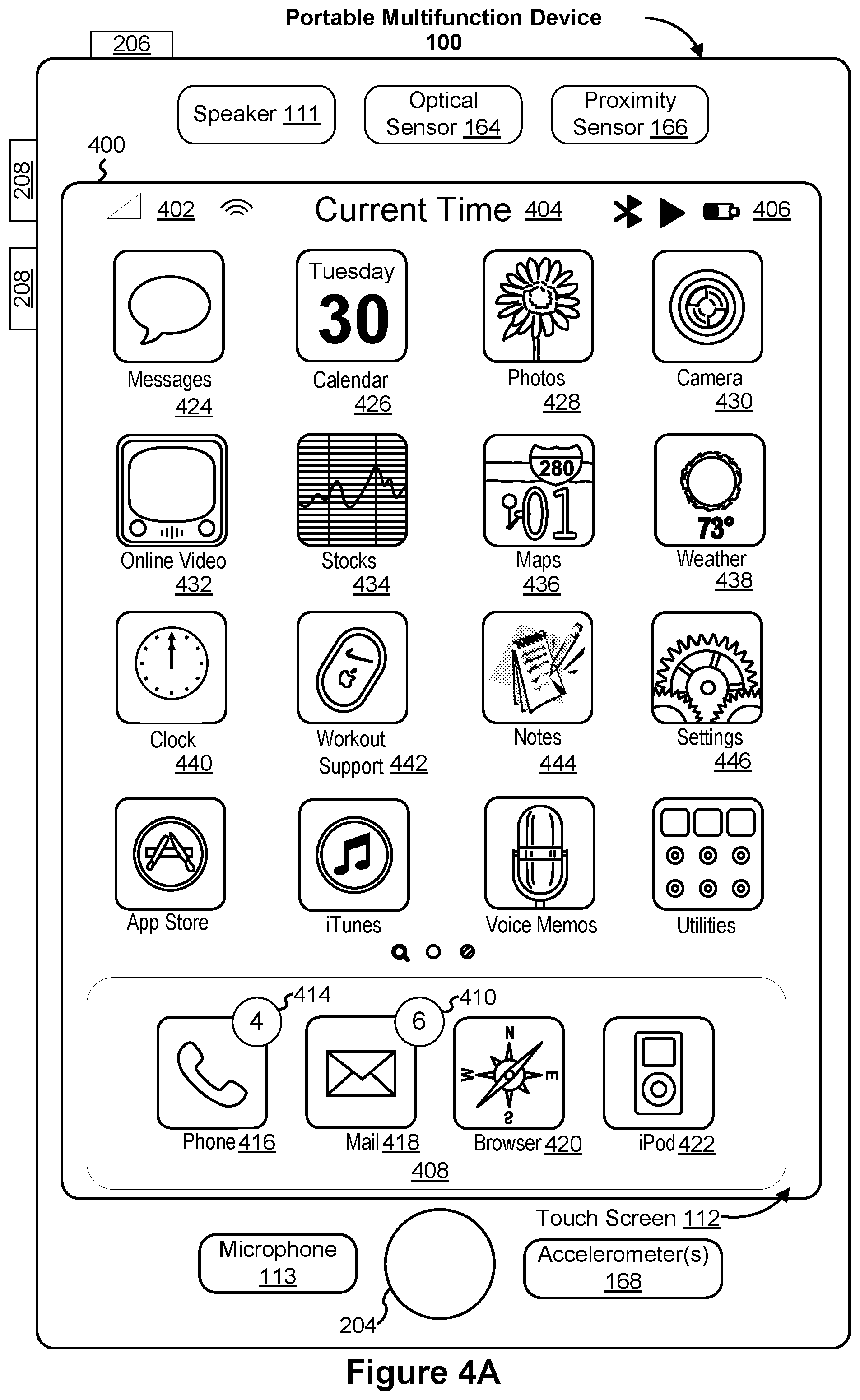 Patent US12112028 Figure 5 – Device, method, and graphical user interface for switching between camera interfaces