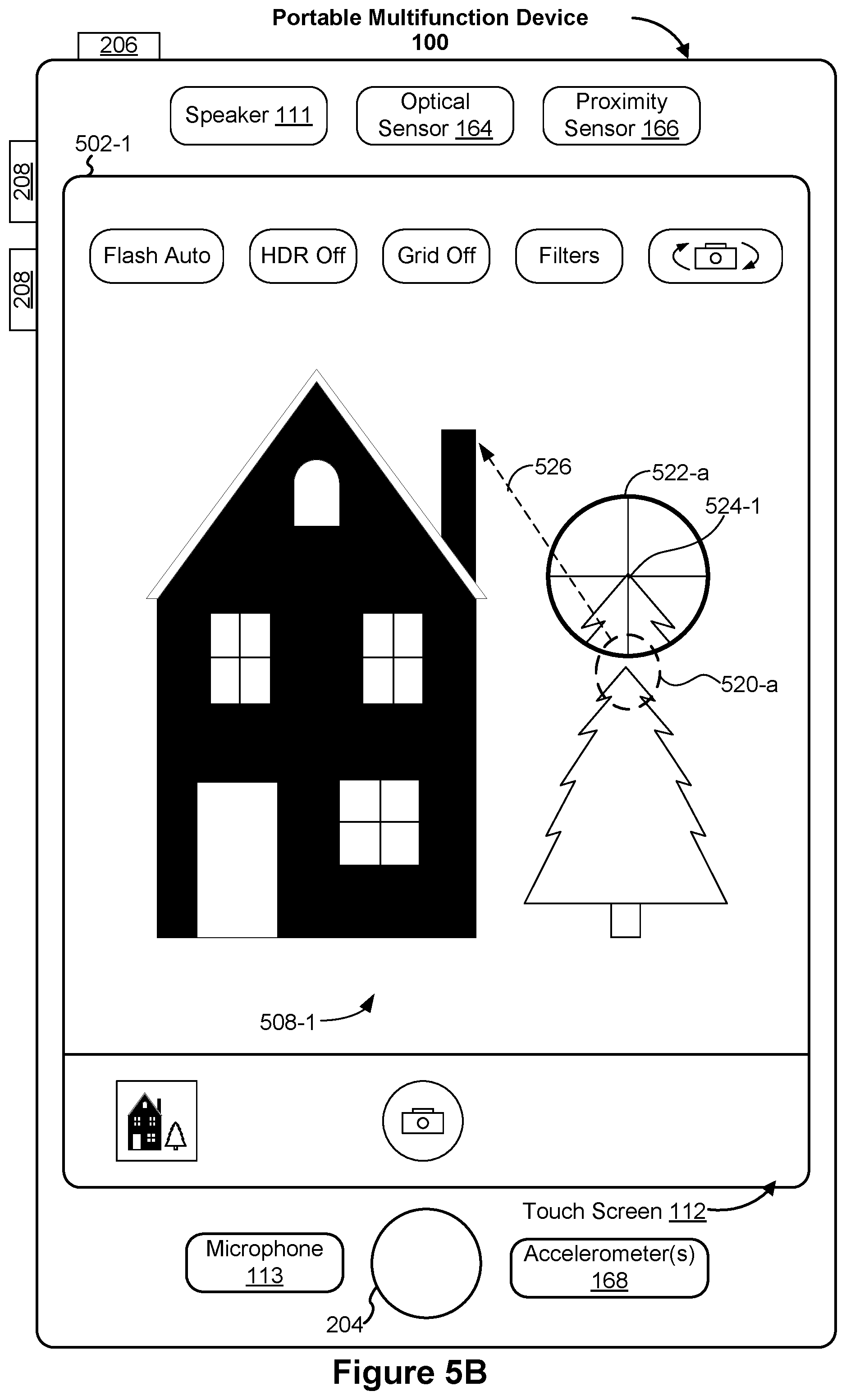 Patent US12112028 Figure 8 – Device, method, and graphical user interface for switching between camera interfaces