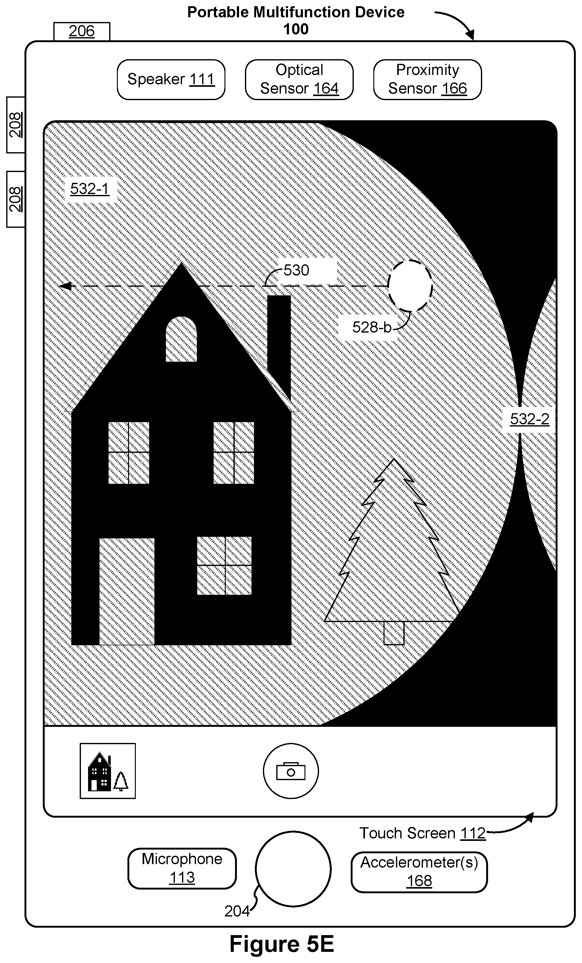 Patent US12112028 Figure 11 – Device, method, and graphical user interface for switching between camera interfaces