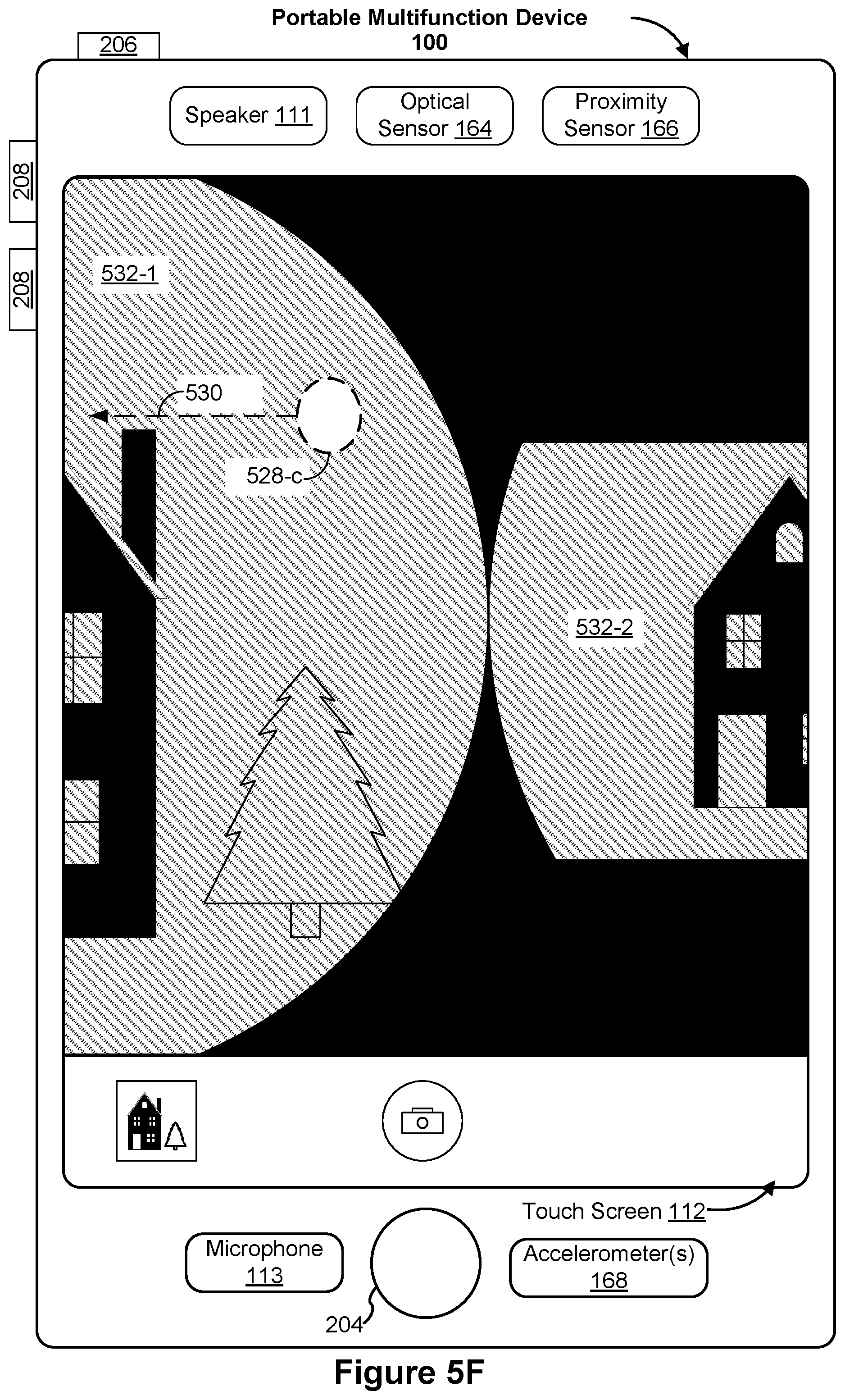 Patent US12112028 Figure 12 – Device, method, and graphical user interface for switching between camera interfaces