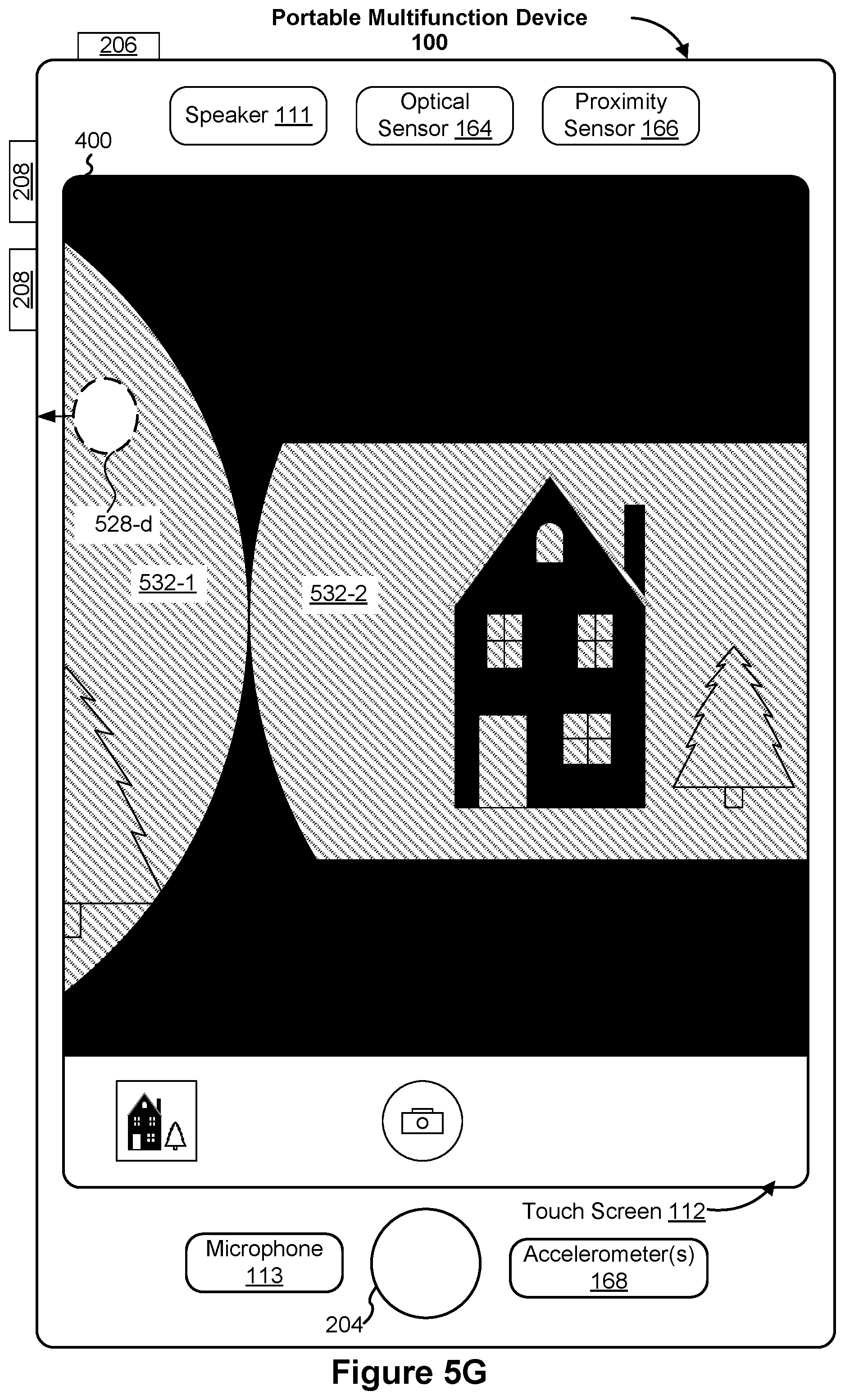Patent US12112028 Figure 13 – Device, method, and graphical user interface for switching between camera interfaces