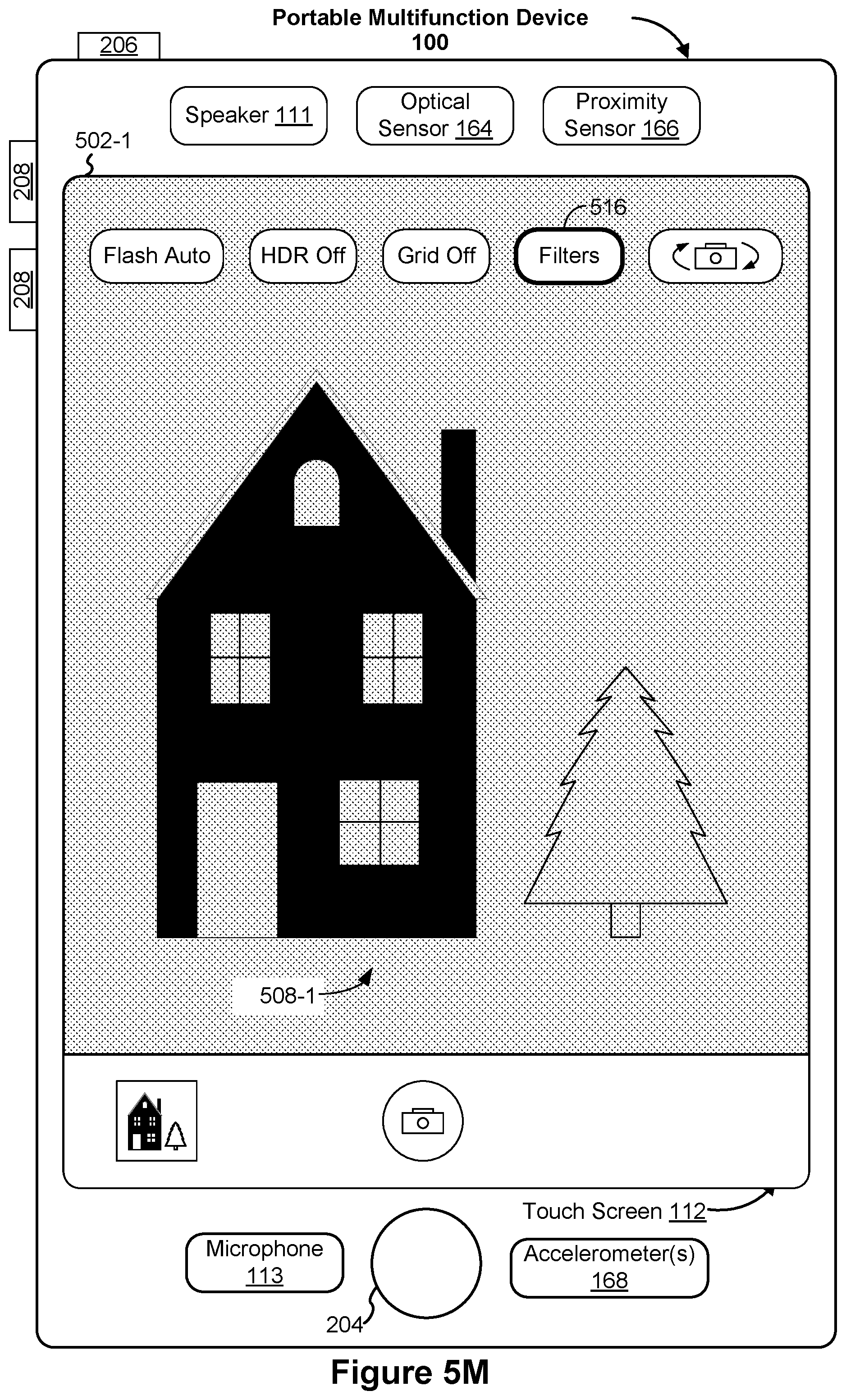Patent US12112028 Figure 19 – Device, method, and graphical user interface for switching between camera interfaces