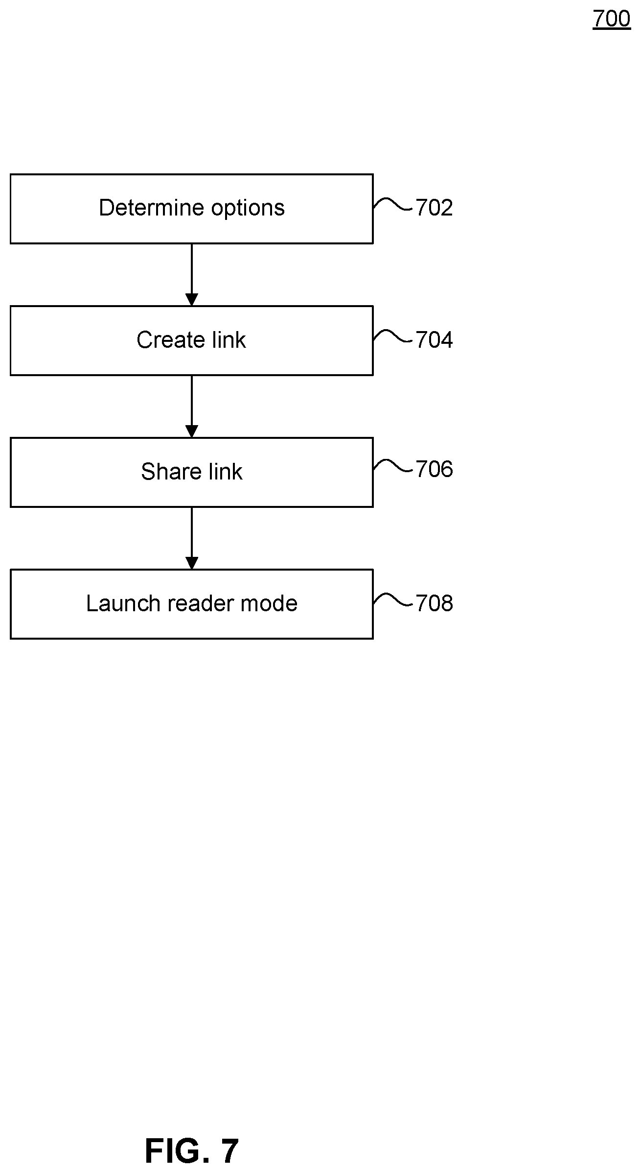 Patent US12112029 Figure 7 – Reader mode for presentation slides in a cloud collaboration platform