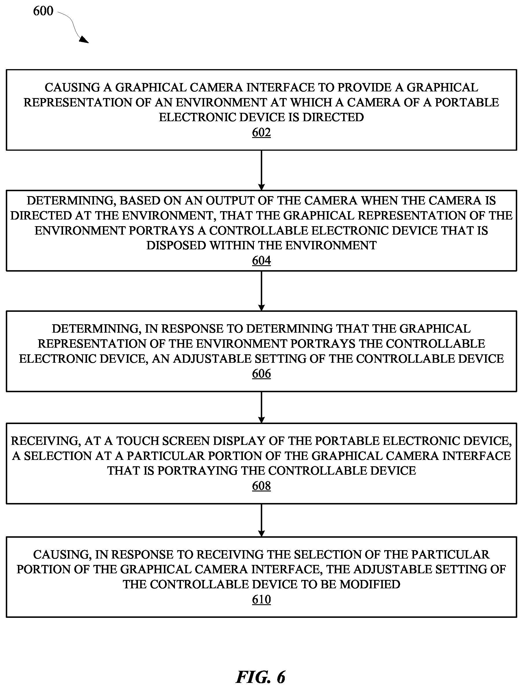 Patent US12112032 Figure 6 – Controlling a device based on processing of image data that captures the device and/or an installation environment of the device