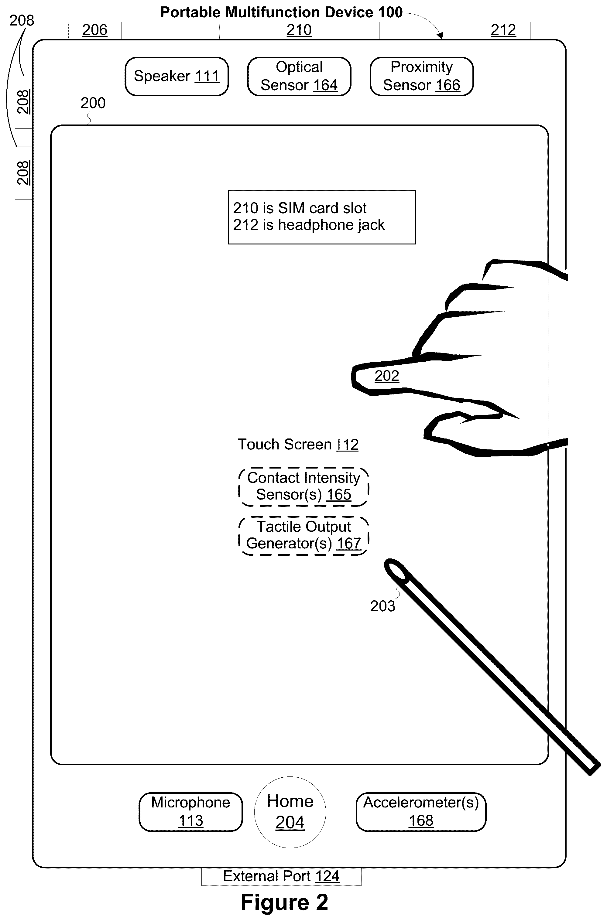 Patent US12112034 Figure 3 – Devices and methods for interacting with an application switching user interface