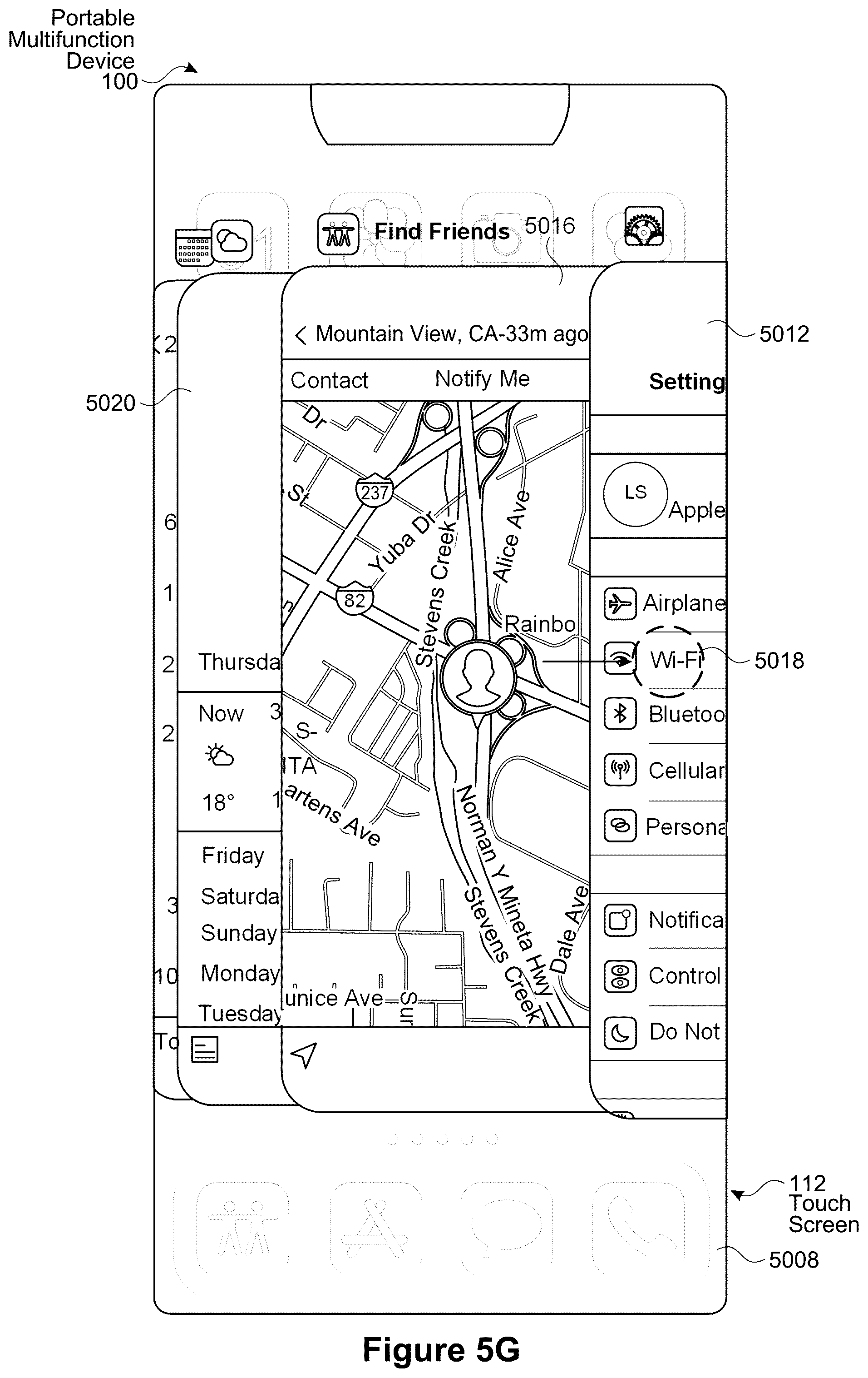 Patent US12112034 Figure 16 – Devices and methods for interacting with an application switching user interface