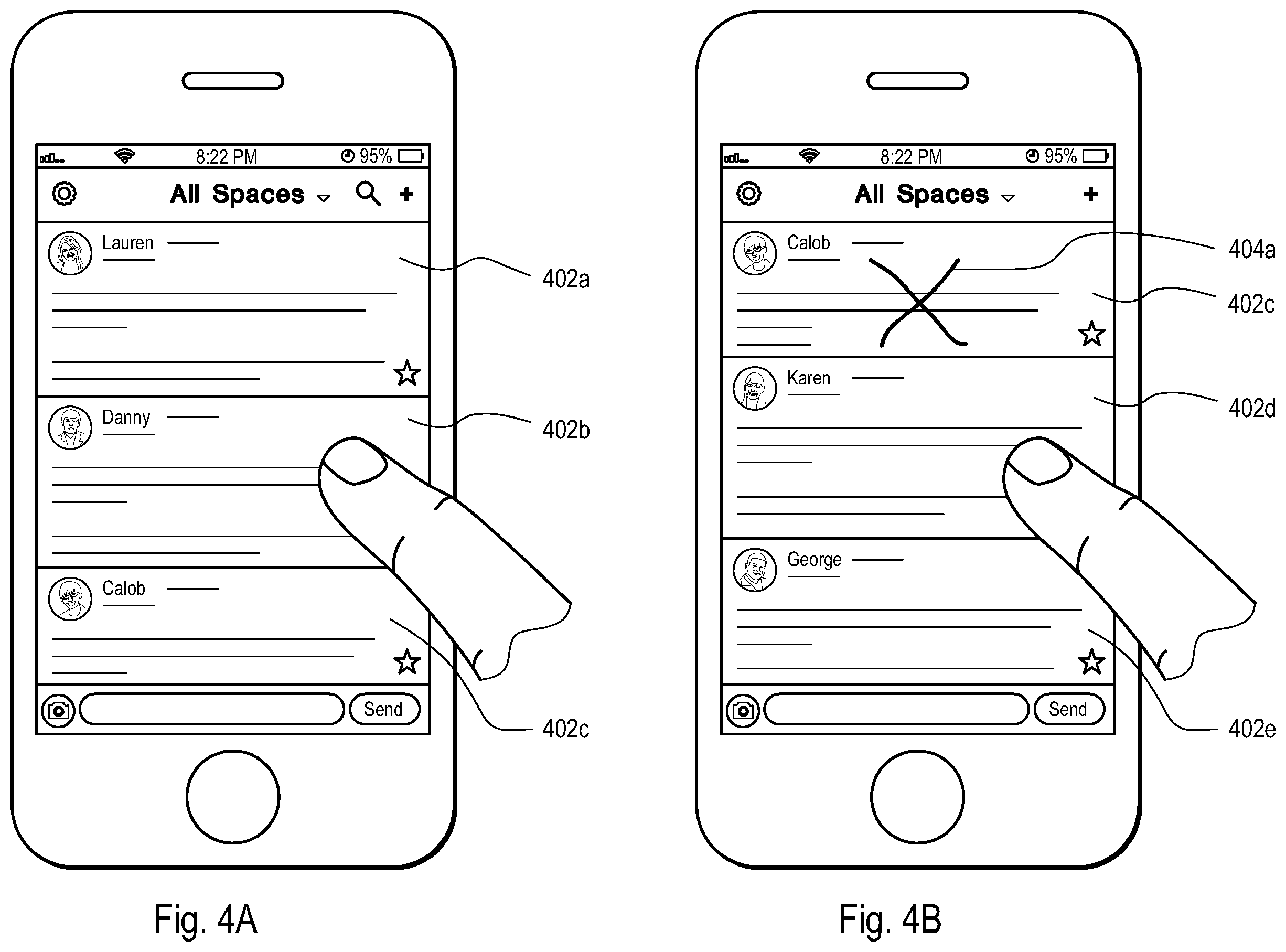 Patent US12112035 Figure 5 – Recognition and processing of gestures in a graphical user interface using machine learning