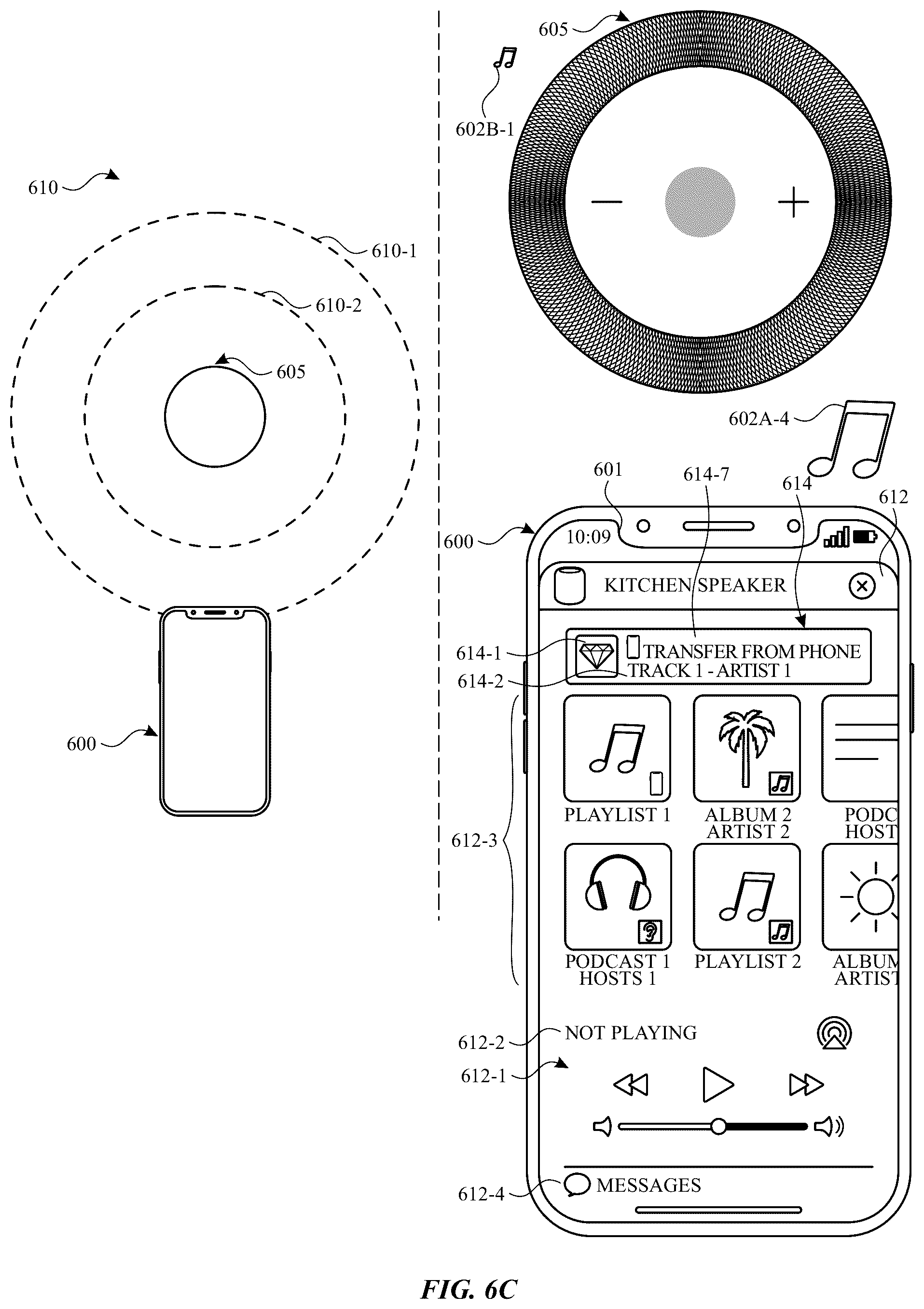 Patent US12112037 Figure 19 – Methods and interfaces for media control with dynamic feedback