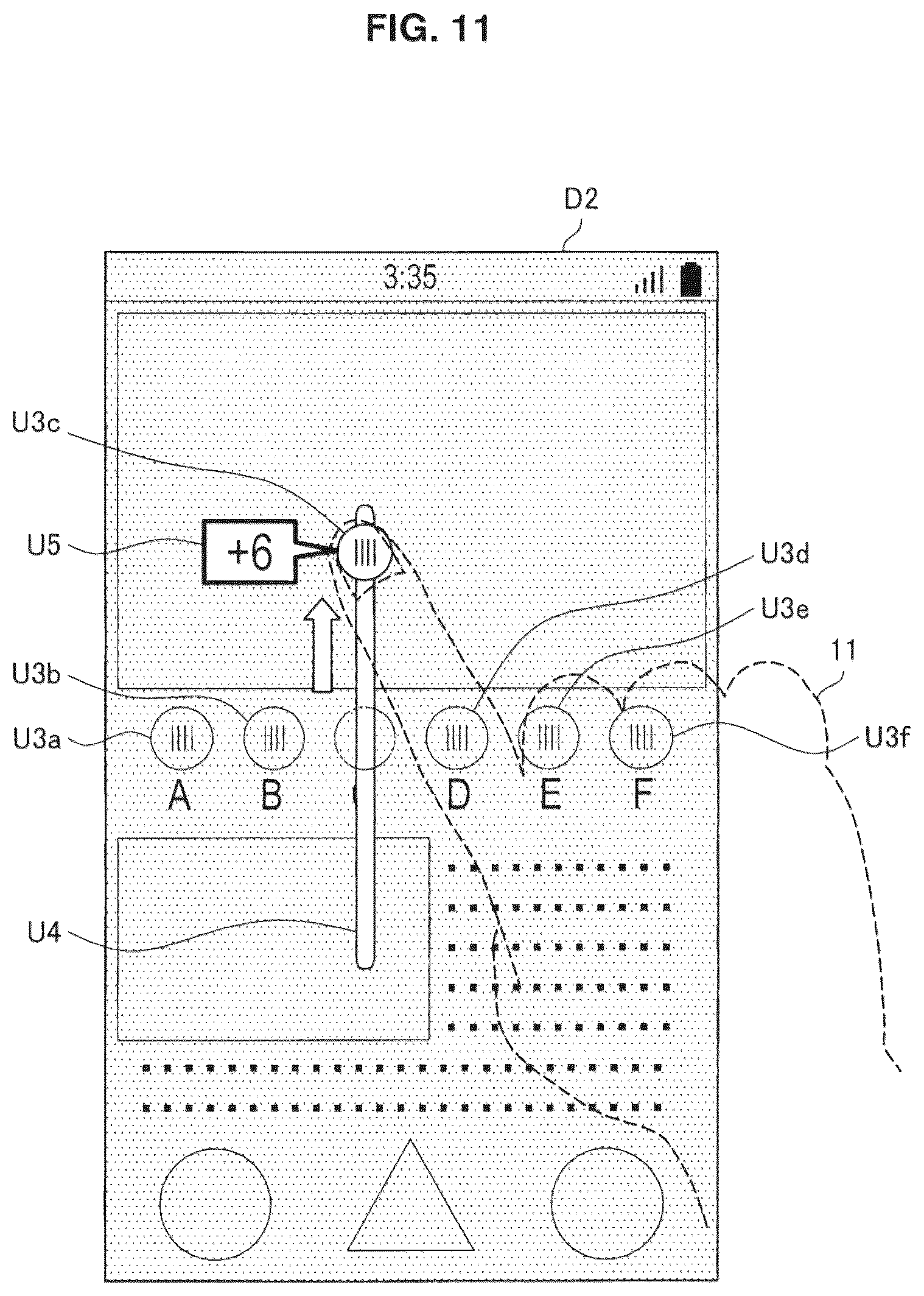 Patent US12112038 Figure 11 – Display device, display controlling method, and computer program