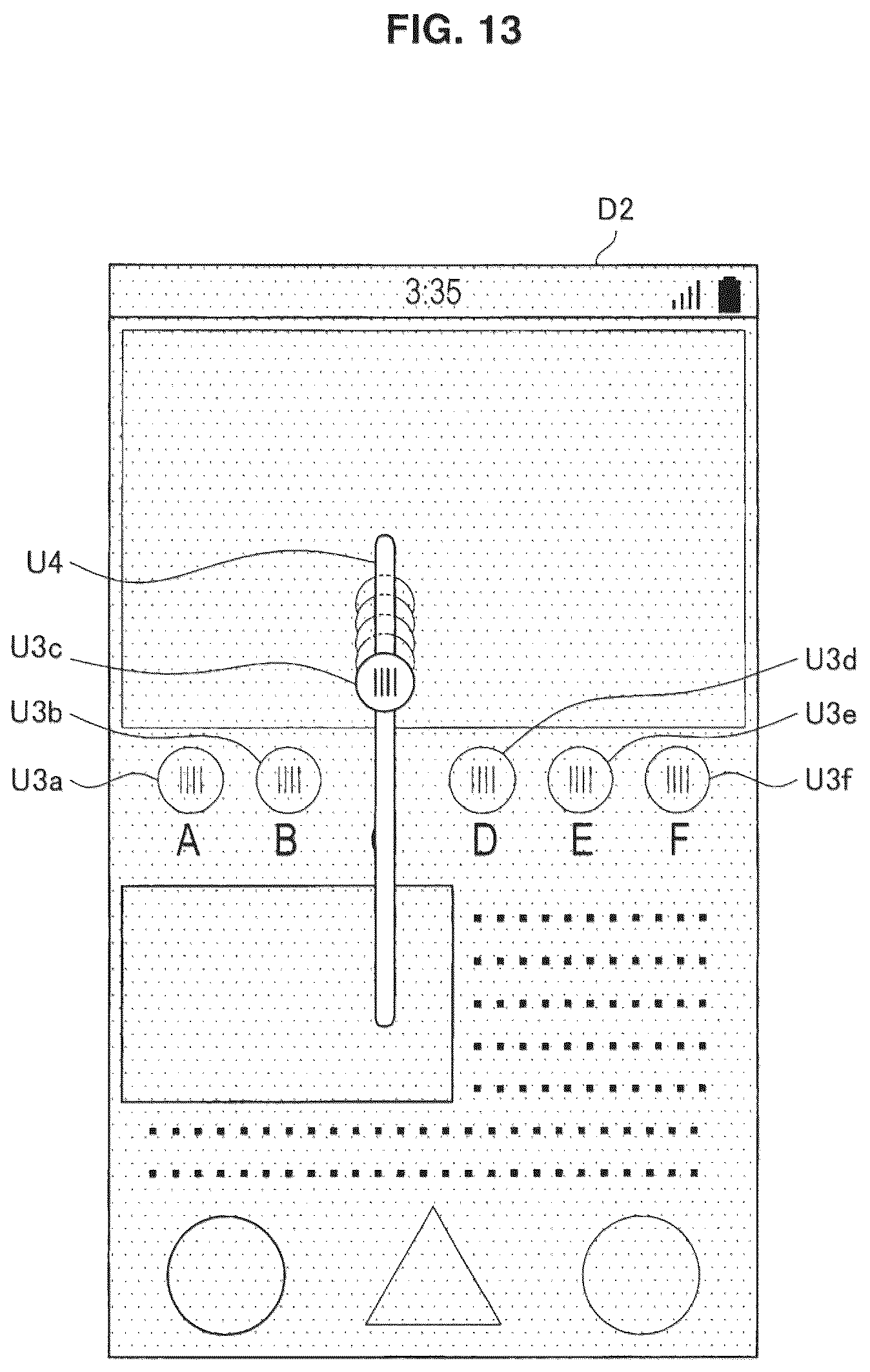 Patent US12112038 Figure 13 – Display device, display controlling method, and computer program