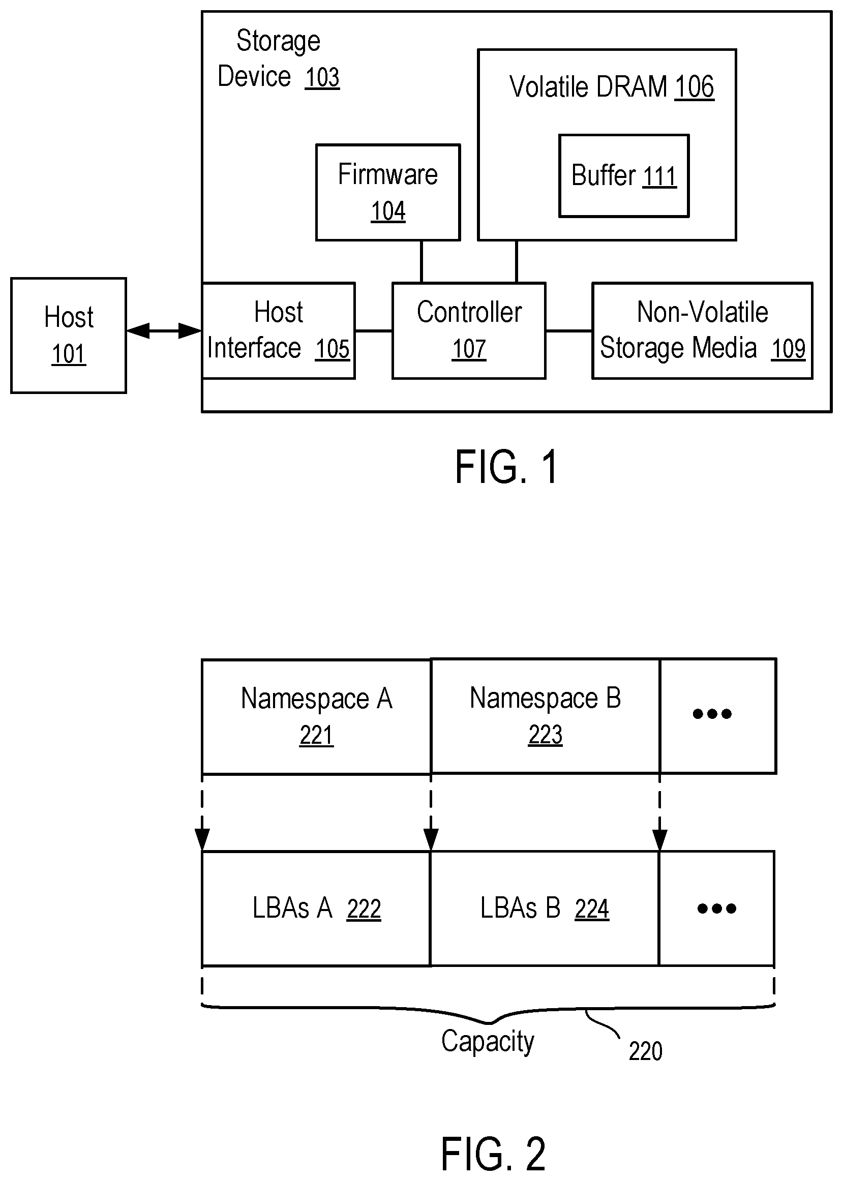 Patent US12112052 Figure 1 – Reading a master boot record for a namespace after reformatting the namespace
