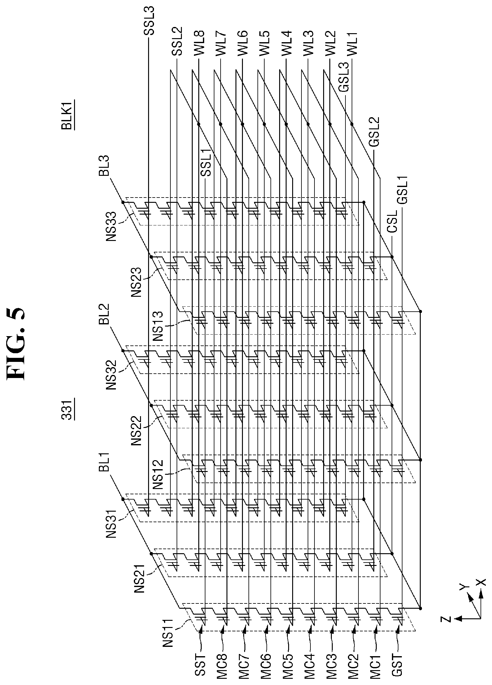 Patent US12112056 Figure 5 – Non-volatile memory device and a method for operating the same