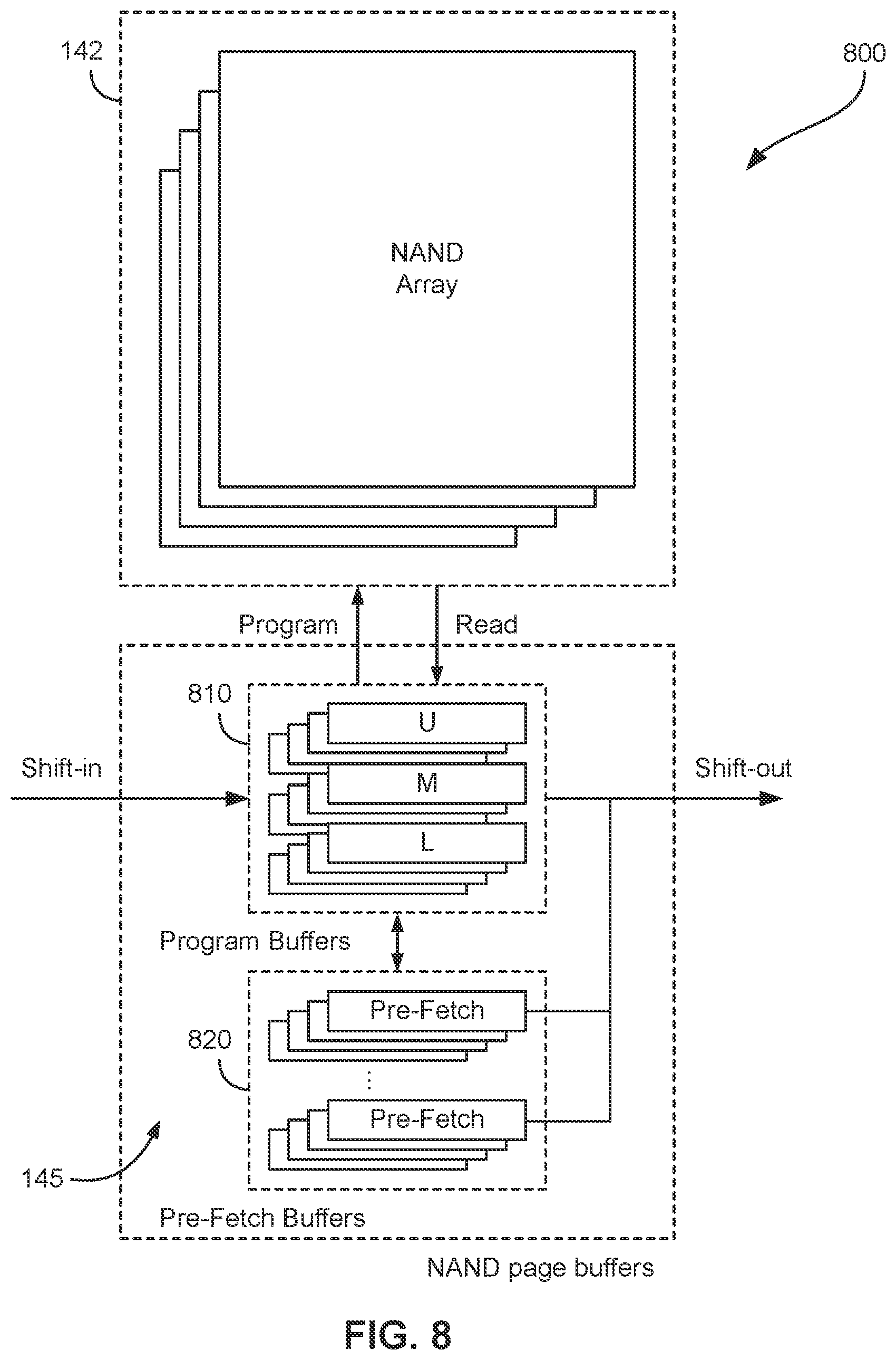 Patent US12112070 Figure 8 – Page buffer enhancements