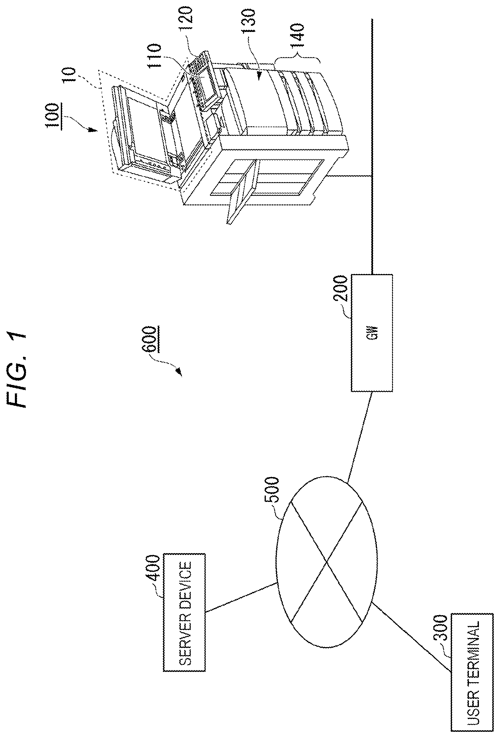Patent US12112080 Figure 1 – User authentication for image forming devices