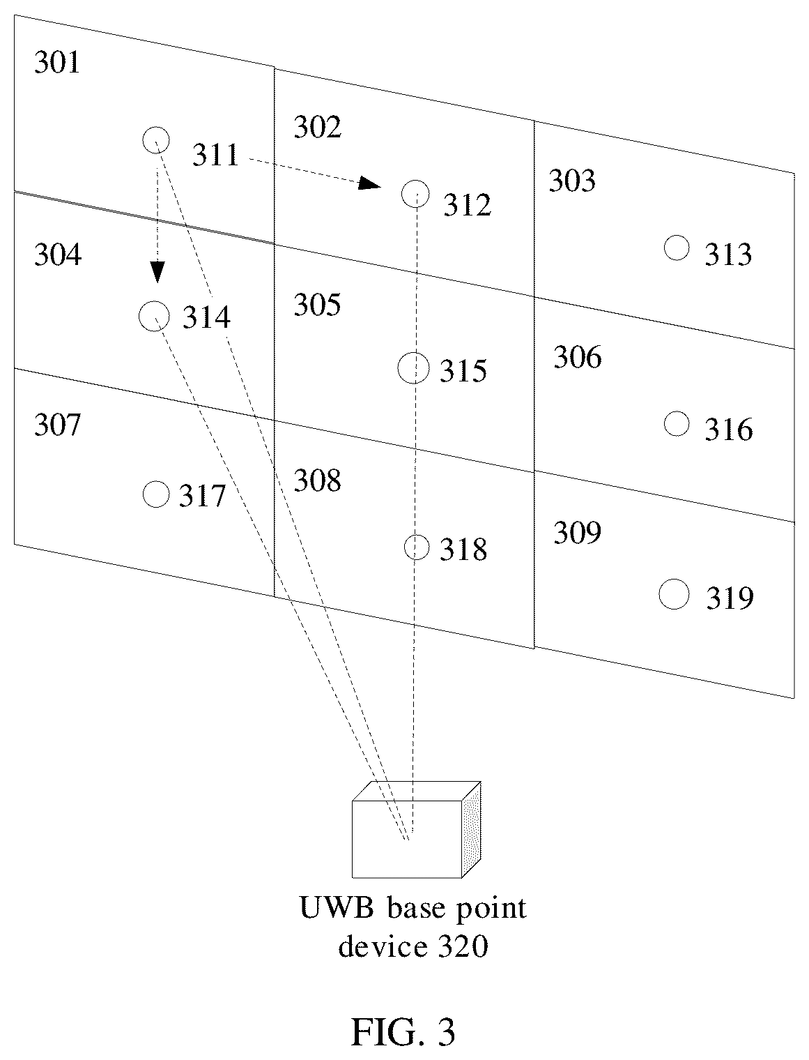 Patent US12112087 Figure 3 – Splicing display positioning method, apparatus, and system, and electronic device