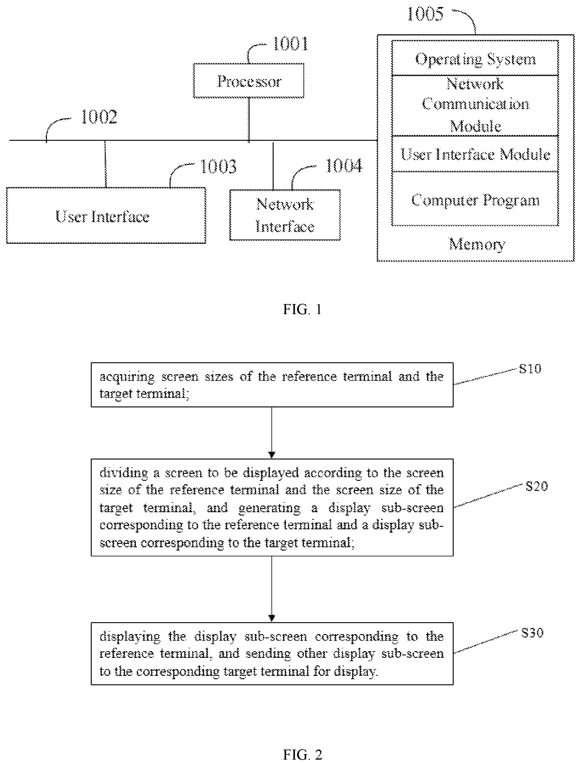 Patent US12112088 Figure 1 – Multi-terminal screen combination method, device, and computer storage medium
