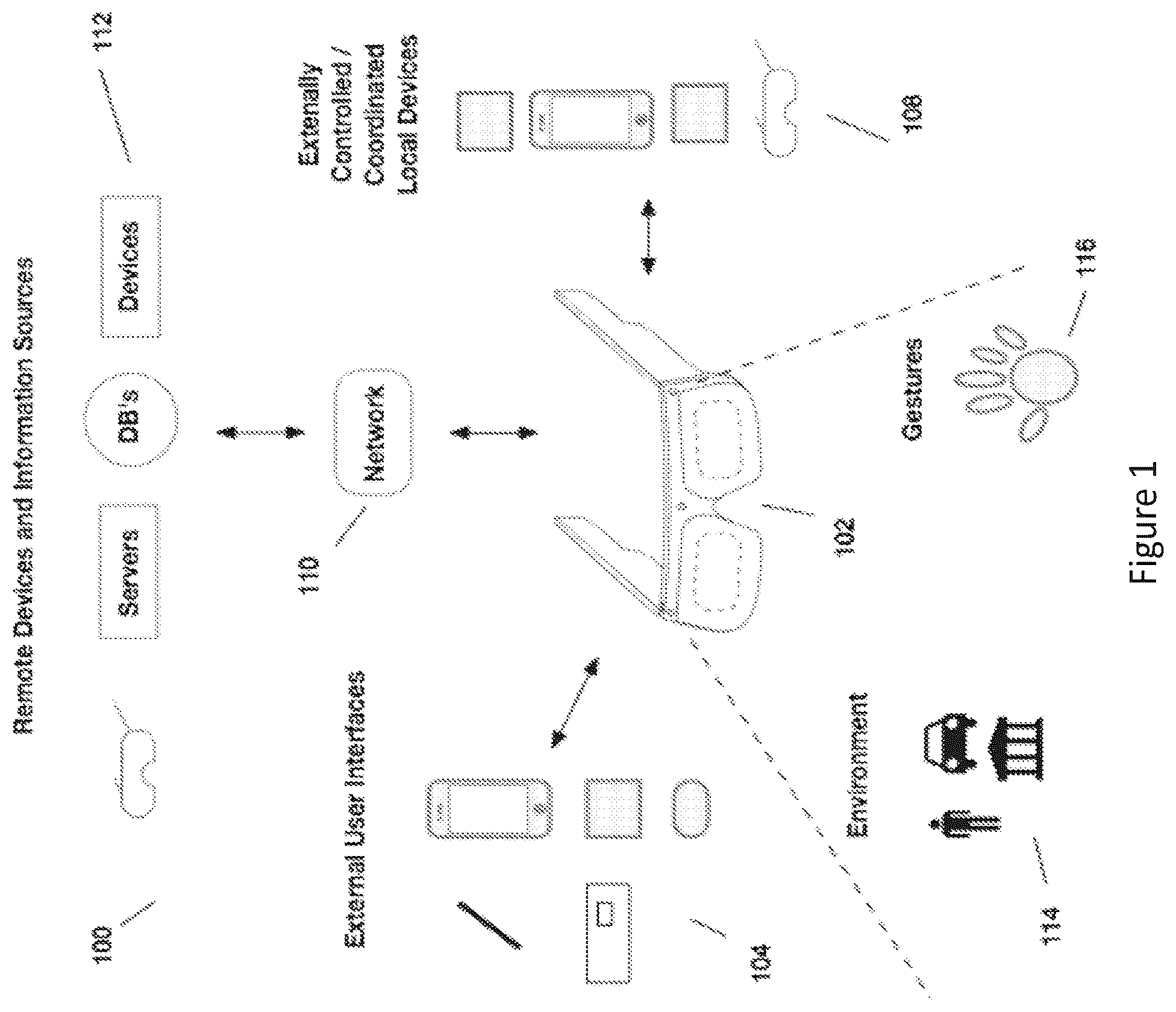 Patent US12112089 Figure 1 – Spatial location presentation in head worn computing