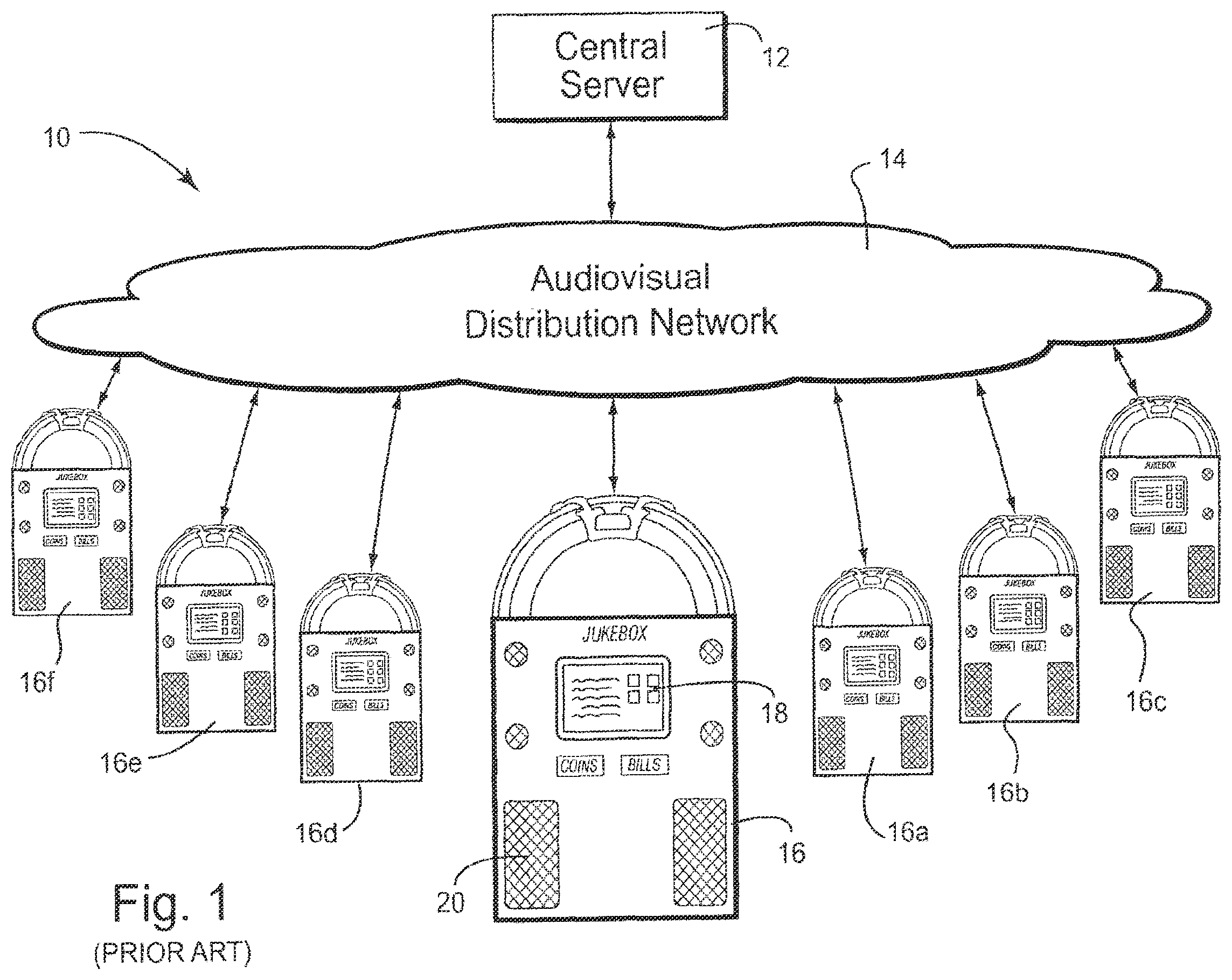 Patent US12112093 Figure 1 – Entertainment server and associated social networking services