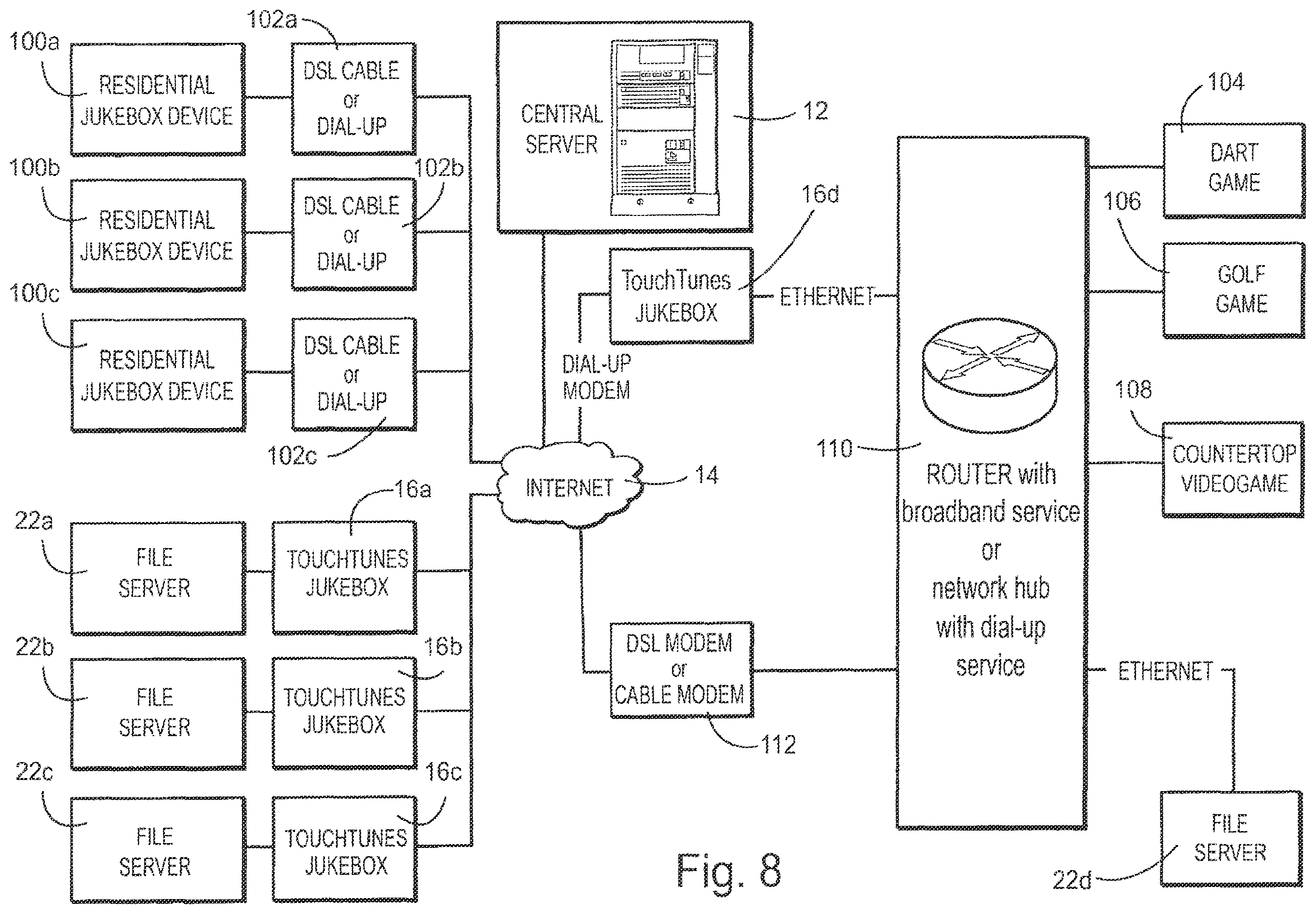 Patent US12112093 Figure 12 – Entertainment server and associated social networking services