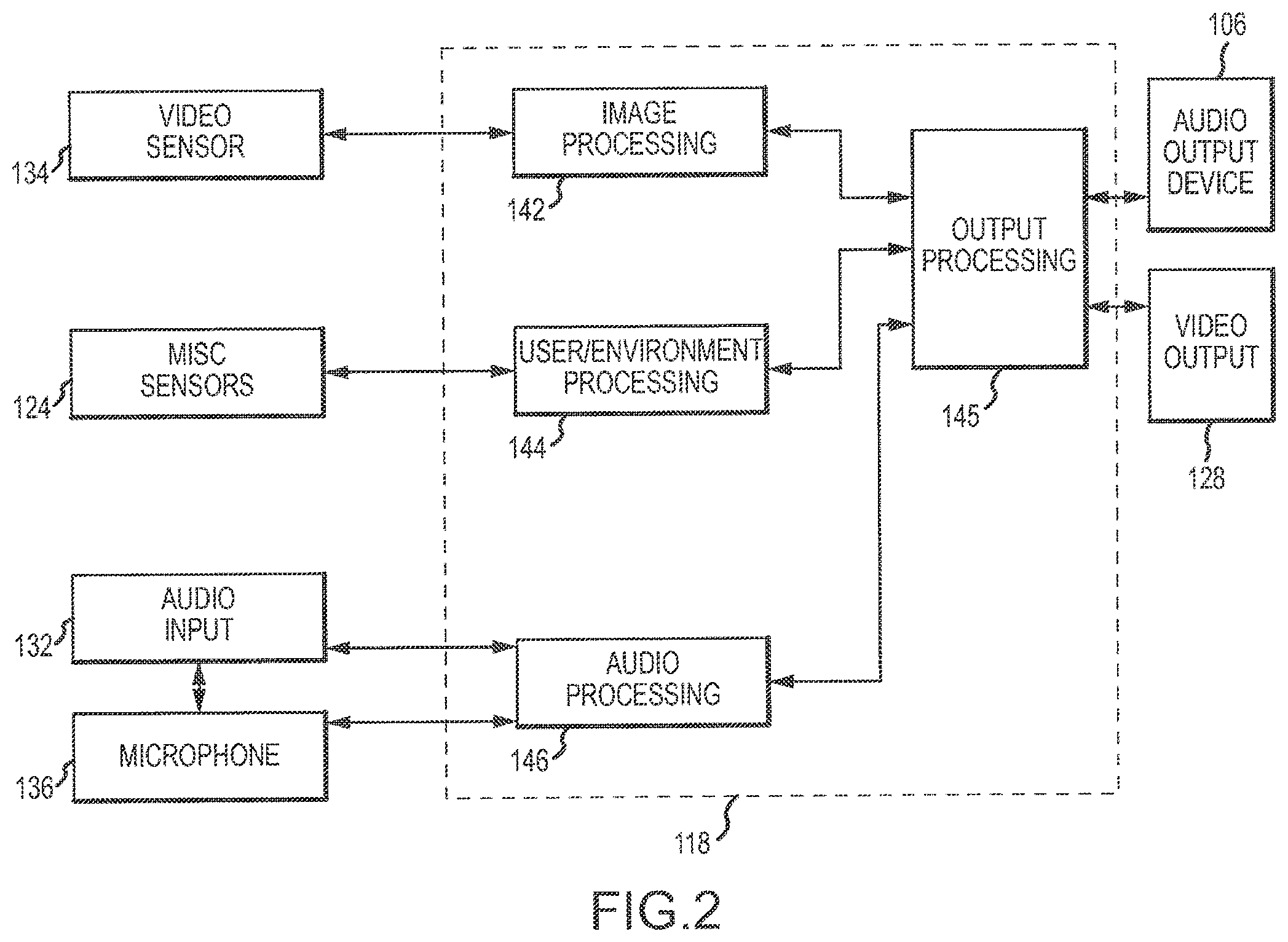 Patent US12112094 Figure 4 – Devices with enhanced audio