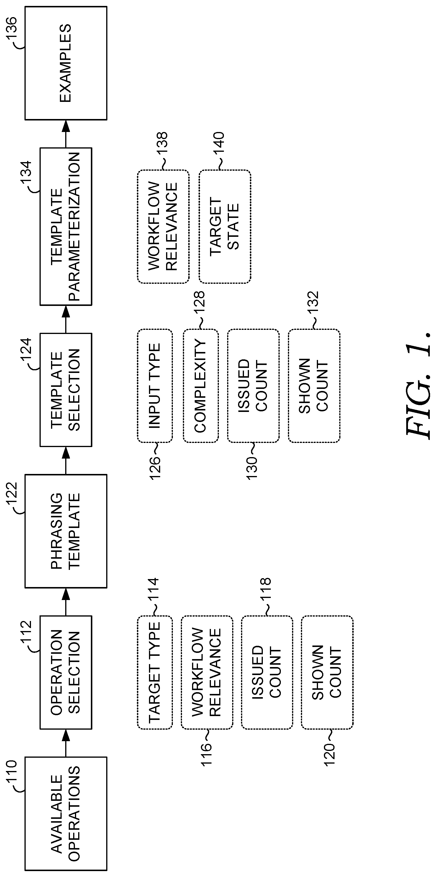 Patent US12112097 Figure 1 – Facilitating discovery of verbal commands using multimodal interfaces