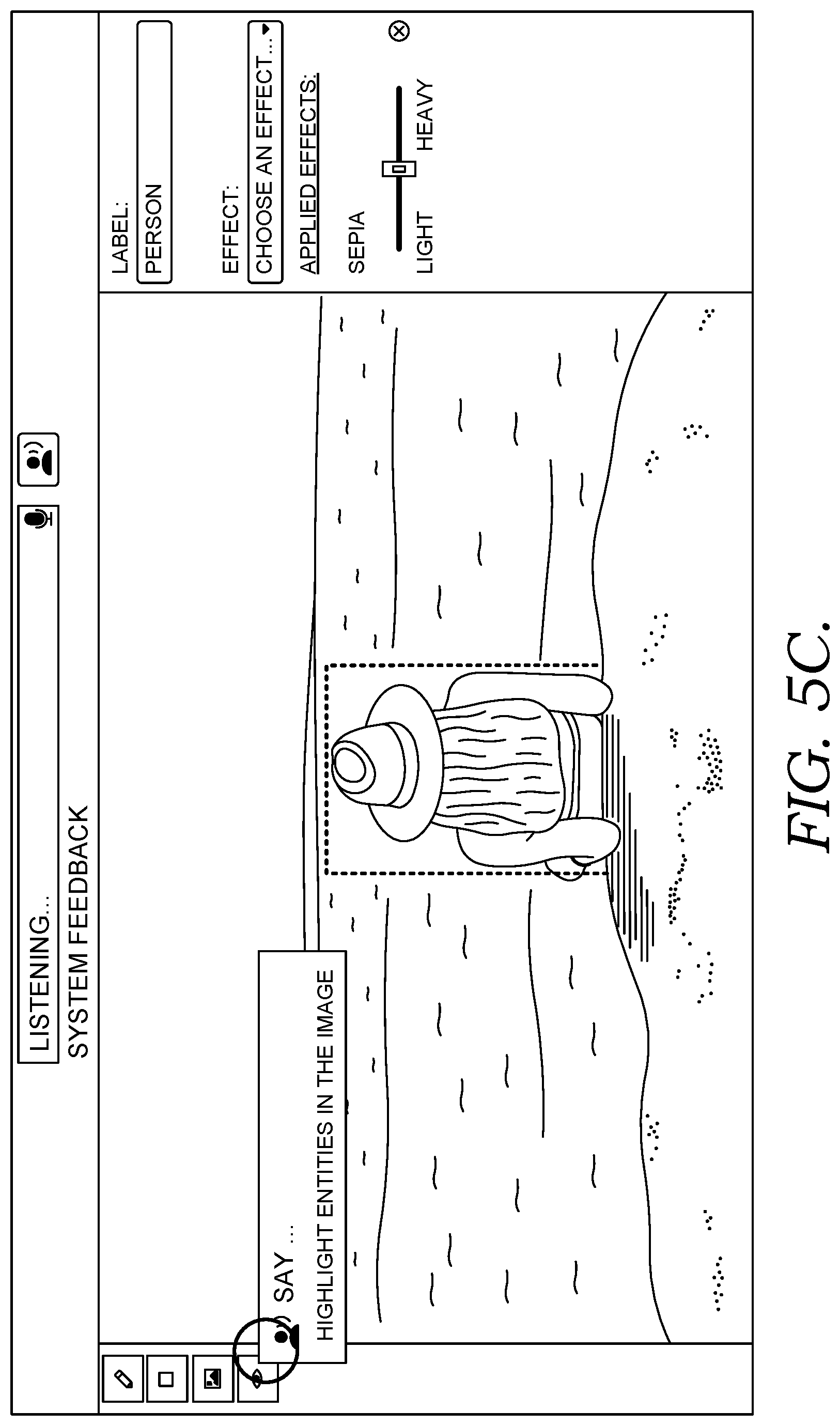 Patent US12112097 Figure 7 – Facilitating discovery of verbal commands using multimodal interfaces