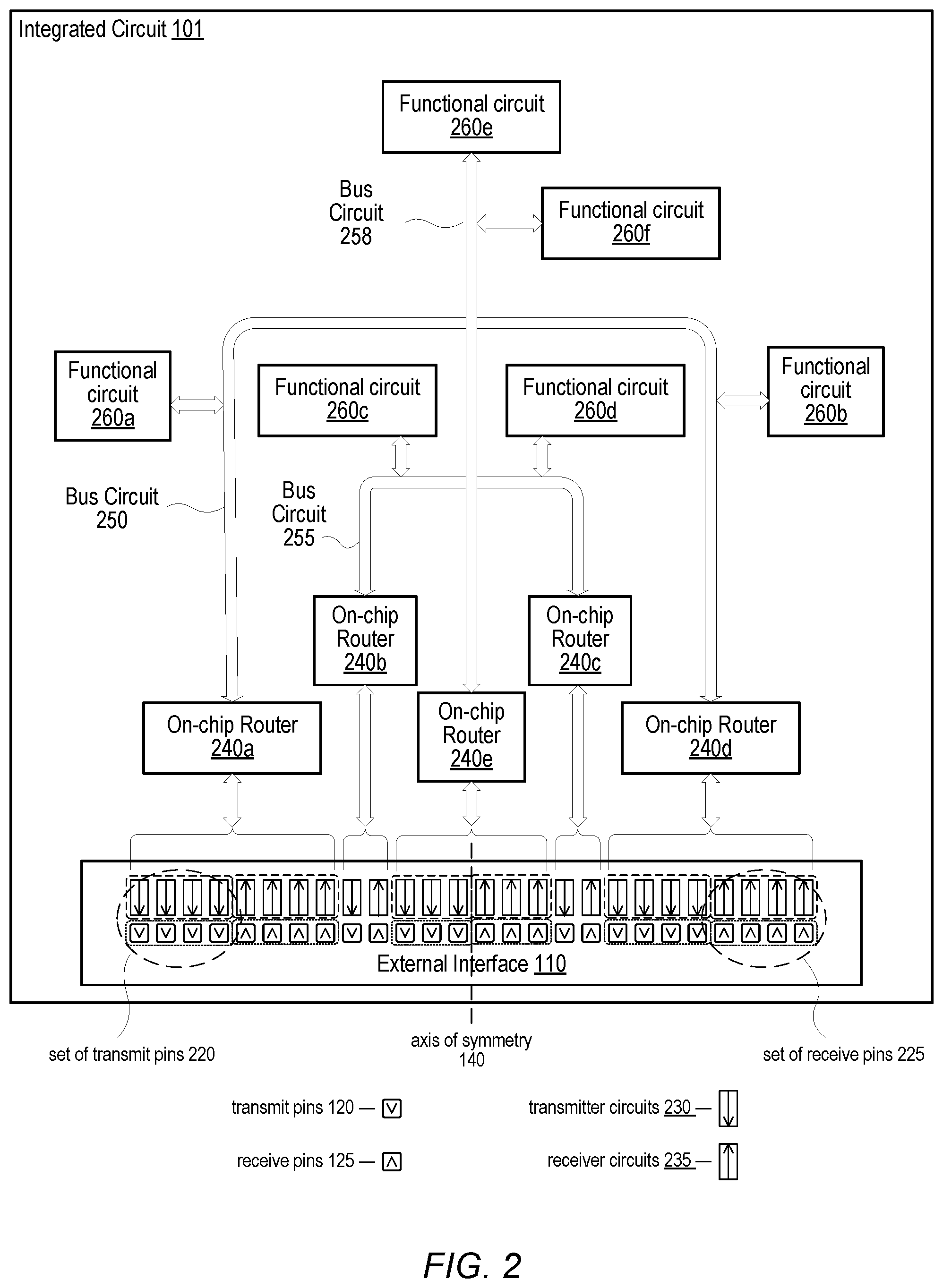 Patent US12112113 Figure 2 – Complementary die-to-die interface