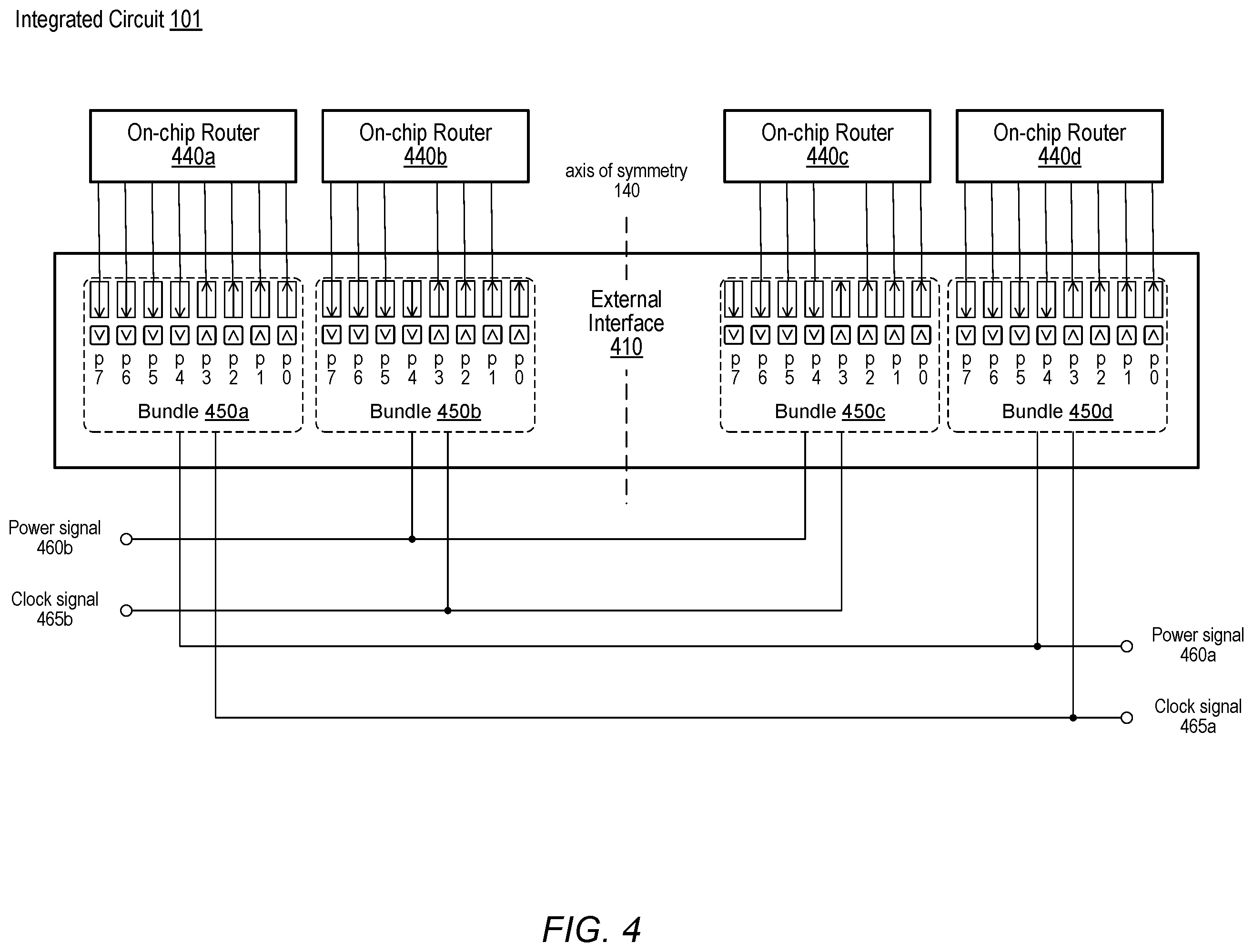 Patent US12112113 Figure 4 – Complementary die-to-die interface