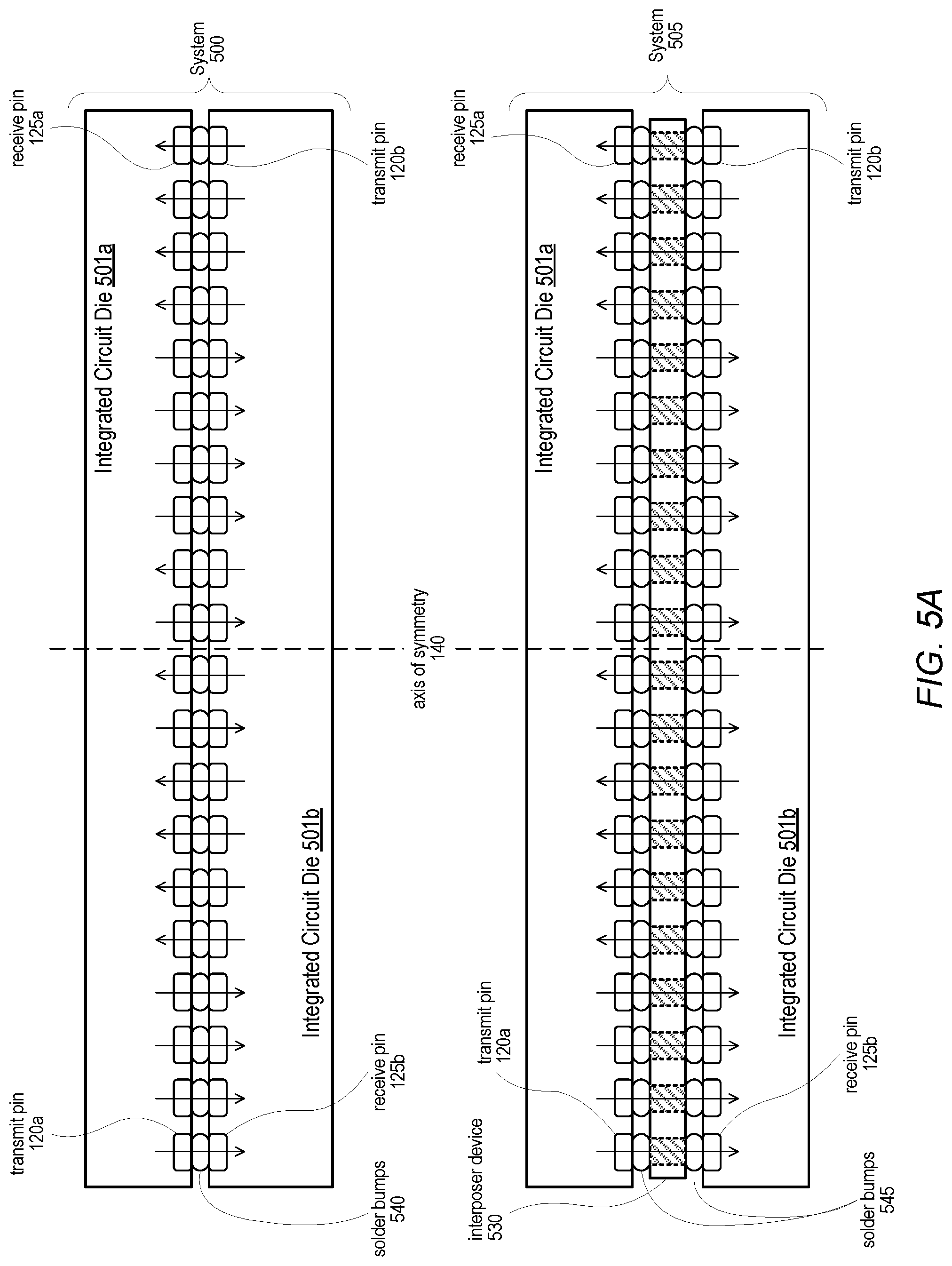 Patent US12112113 Figure 5 – Complementary die-to-die interface
