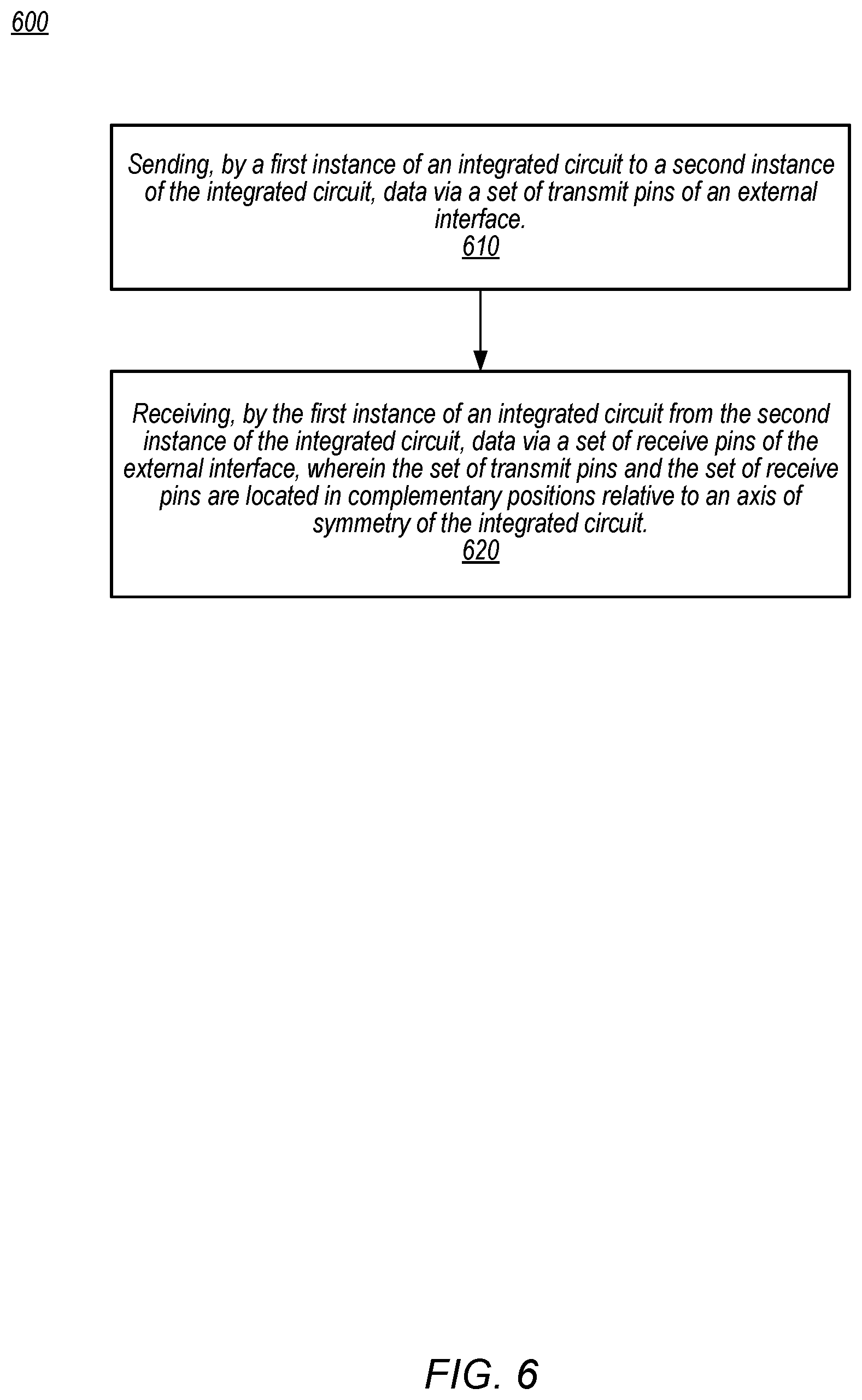Patent US12112113 Figure 7 – Complementary die-to-die interface