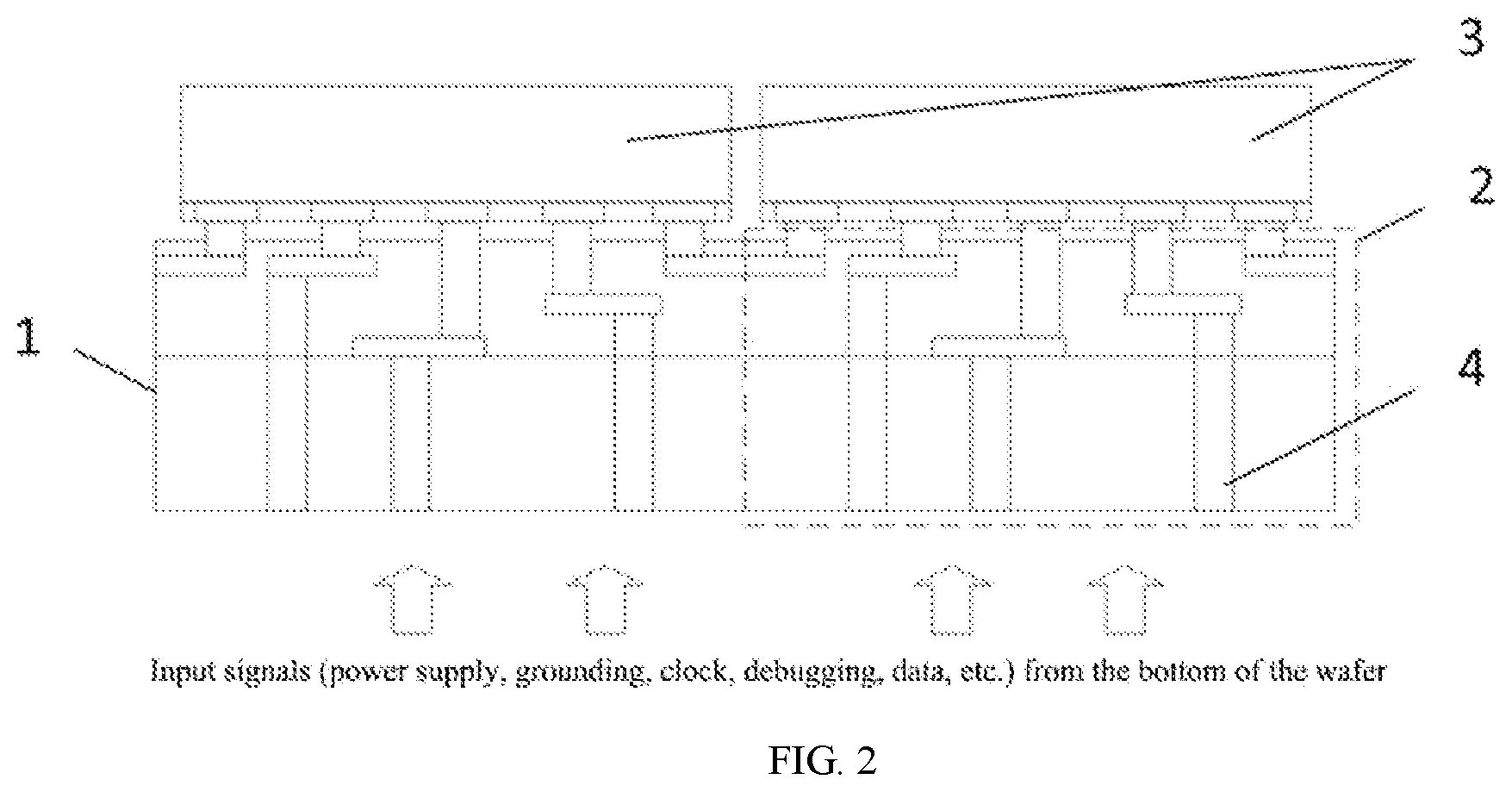 Patent US12112115 Figure 2 – Routing structure and method of wafer substrate with standard integration zone for integration on-wafer