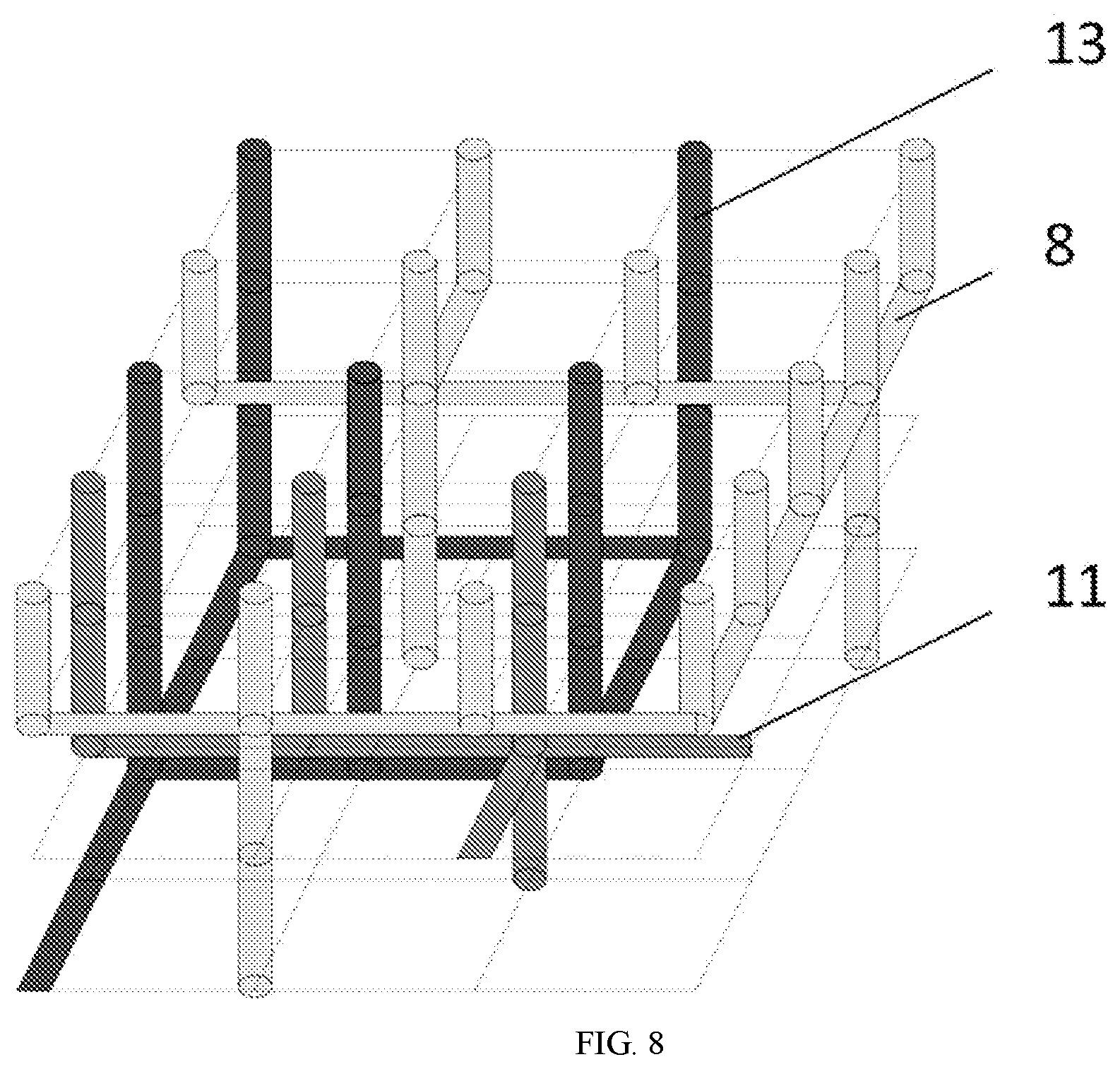 Patent US12112115 Figure 8 – Routing structure and method of wafer substrate with standard integration zone for integration on-wafer