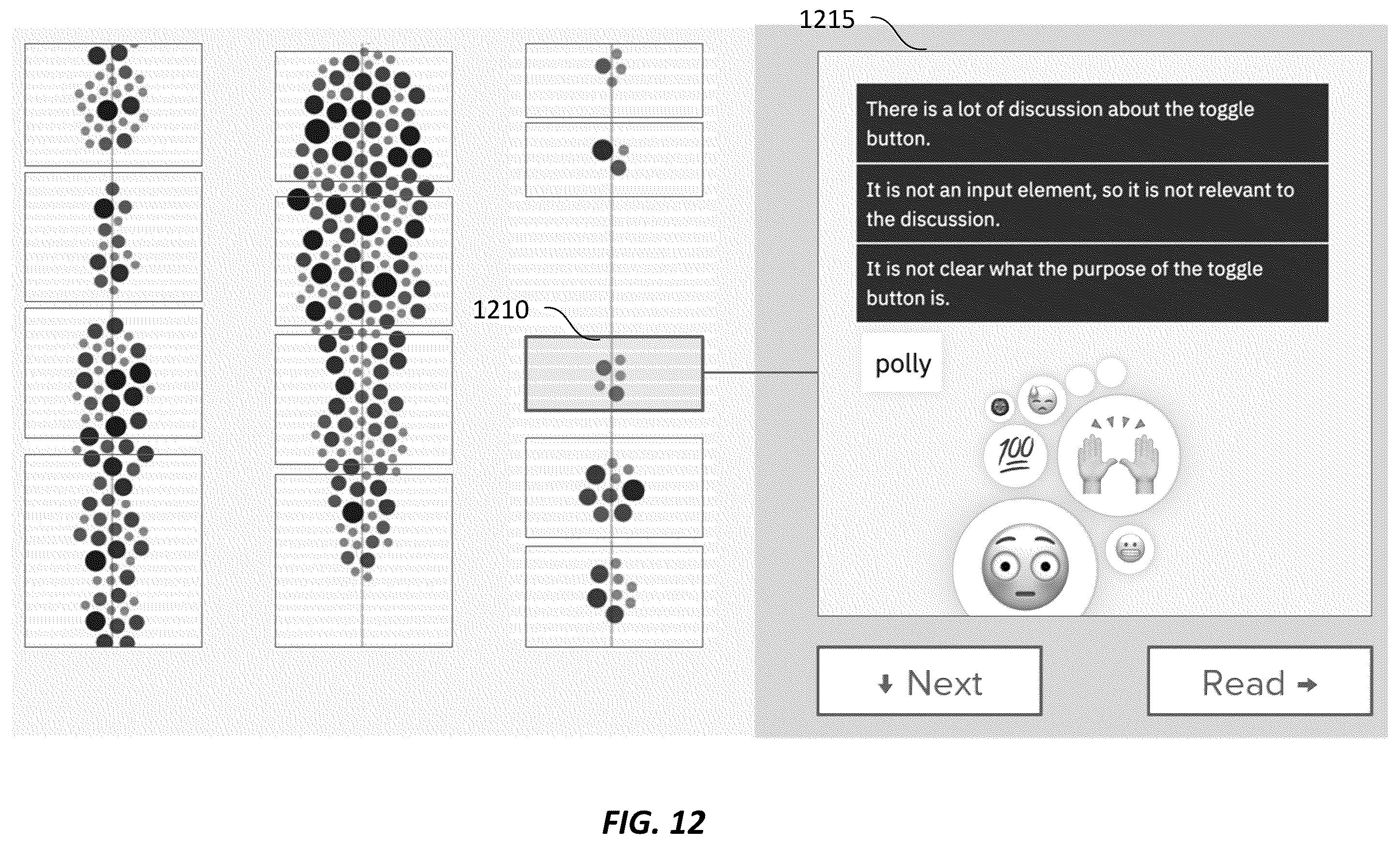 Patent US12112119 Figure 16 – Systems and methods for contextual summarization in an online conversation channel