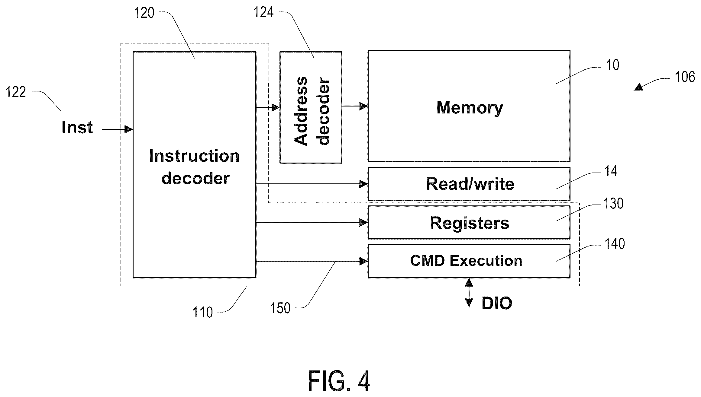 Patent US12112163 Figure 4 – Memory interface