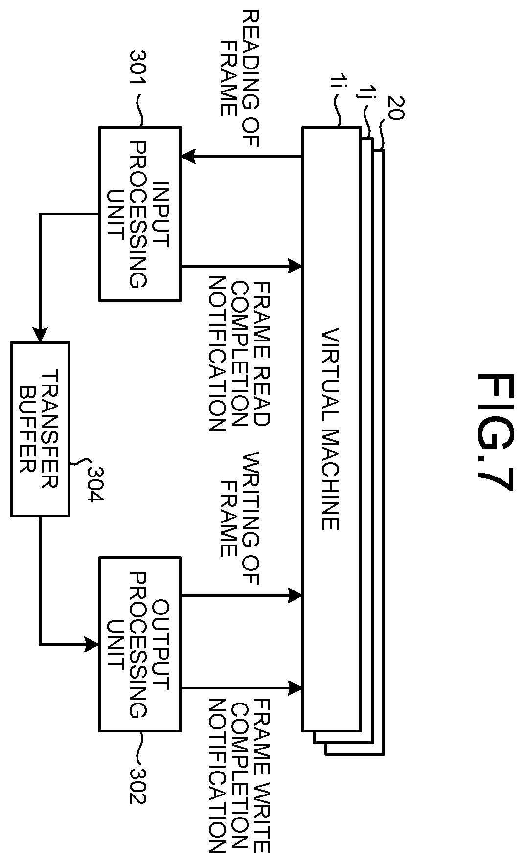 Patent US12112185 Figure 7 – Communication apparatus, communication system, notification method, and computer program product