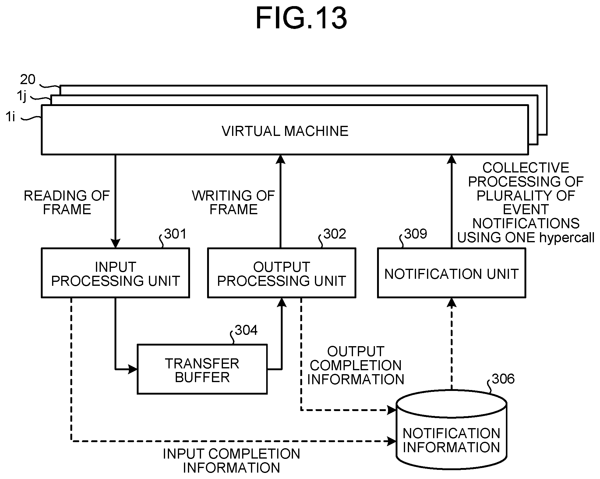 Patent US12112185 Figure 13 – Communication apparatus, communication system, notification method, and computer program product