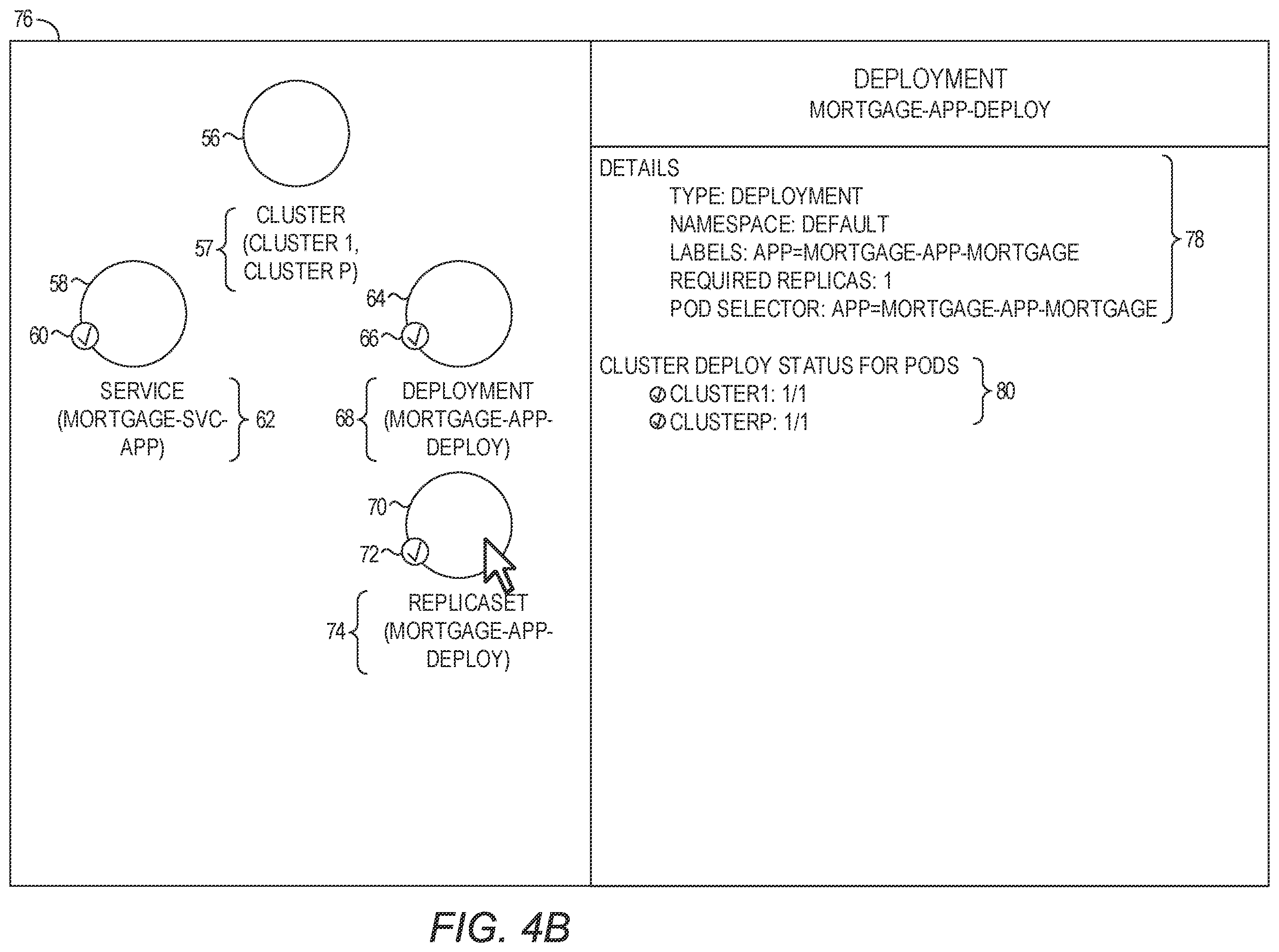 Patent US12112187 Figure 5 – Scalable visualization of a containerized application in a multiple-cluster environment