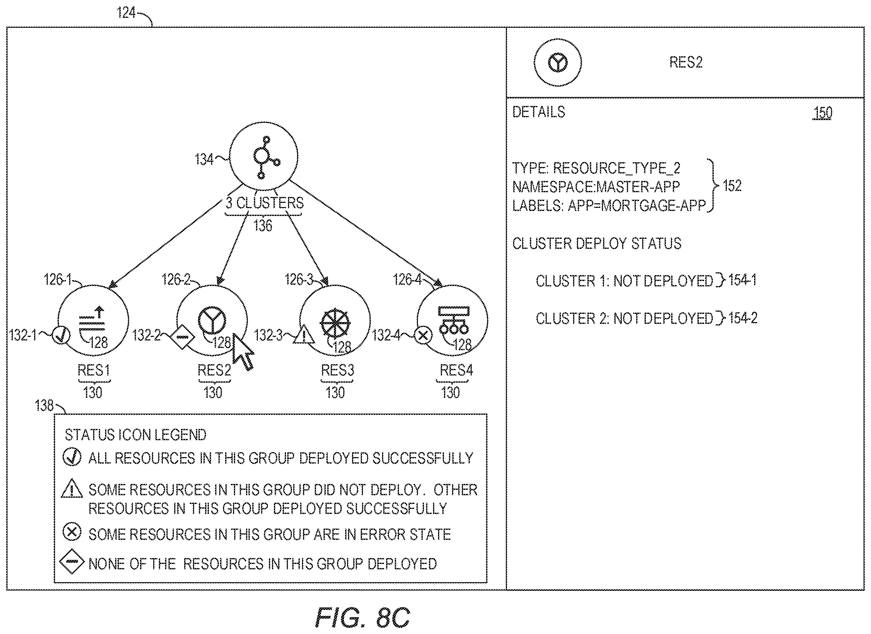 Patent US12112187 Figure 13 – Scalable visualization of a containerized application in a multiple-cluster environment