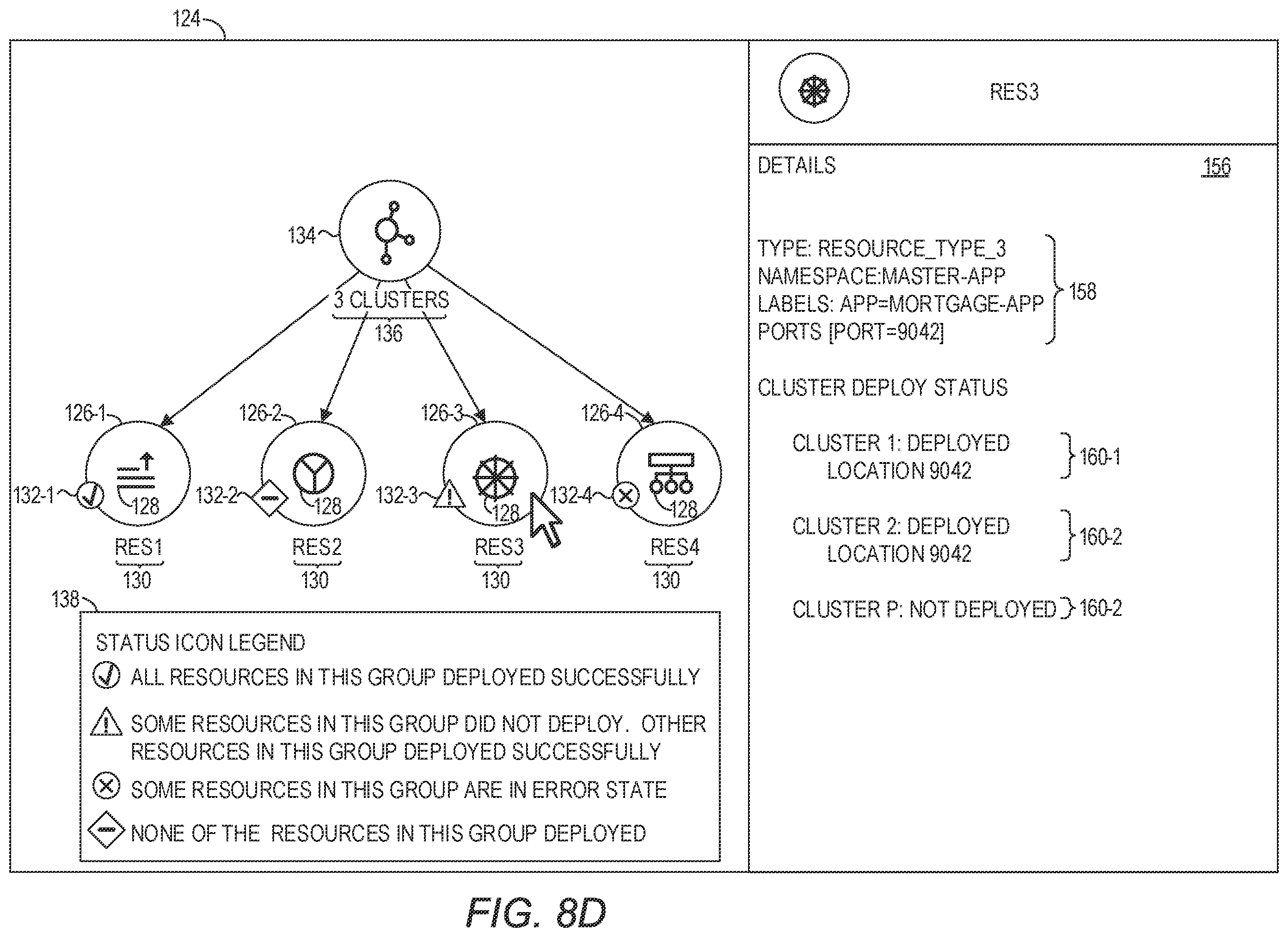 Patent US12112187 Figure 14 – Scalable visualization of a containerized application in a multiple-cluster environment