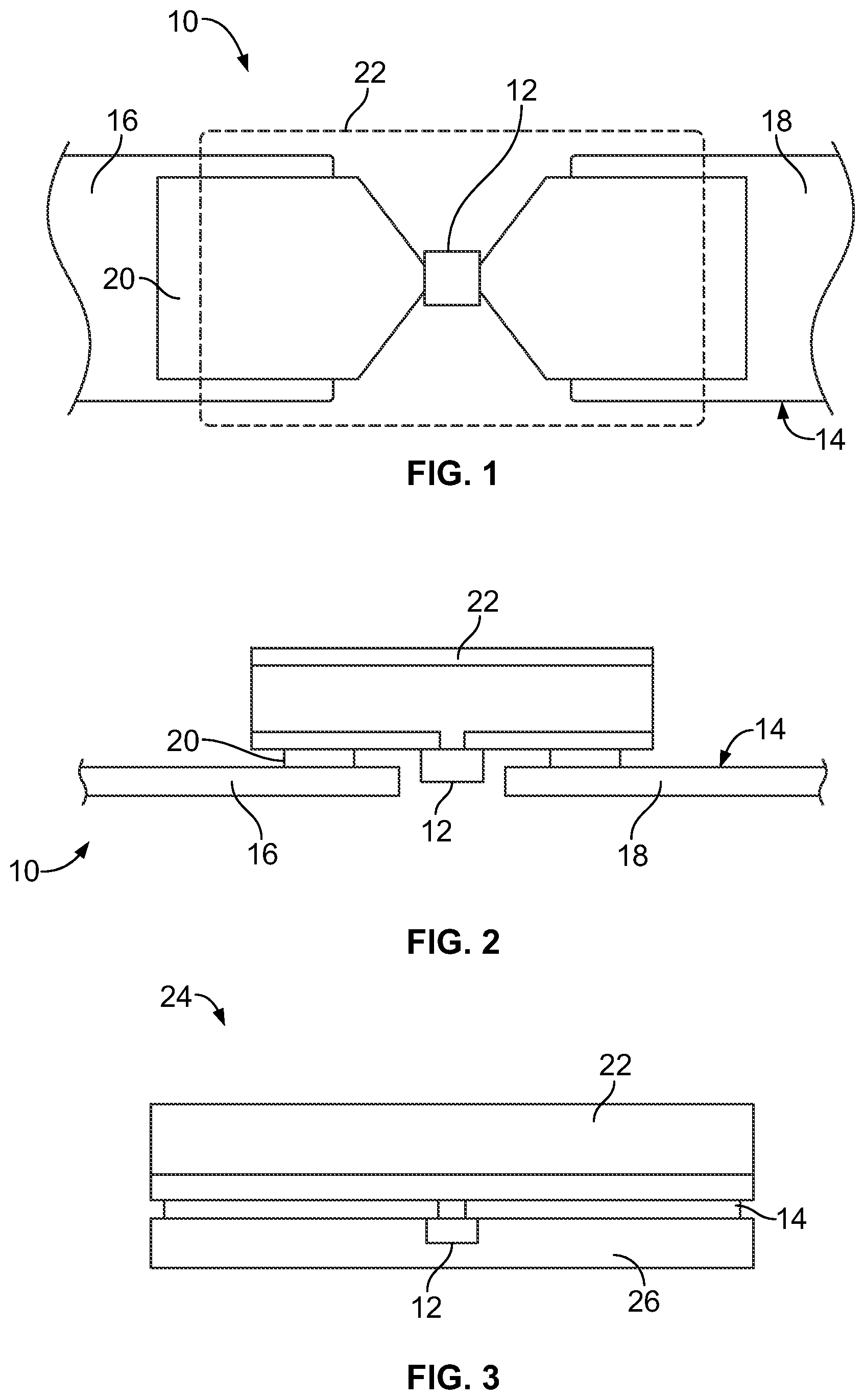 Patent US12112221 Figure 1 – Shielding and/or enhancement of temperature-sensing RFID devices