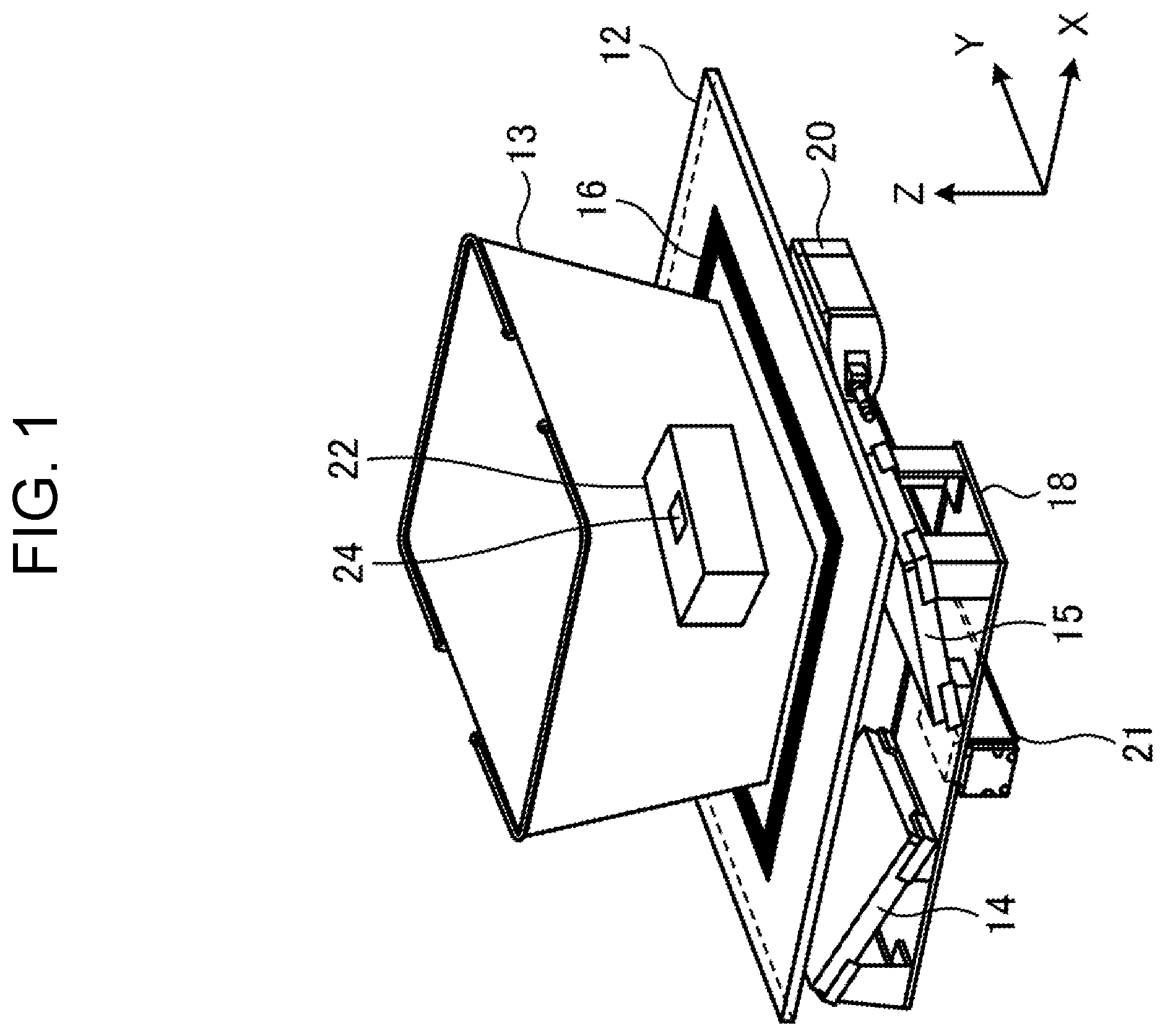 Patent US12112226 Figure 1 – Wireless tag reading apparatus, storage medium, and method
