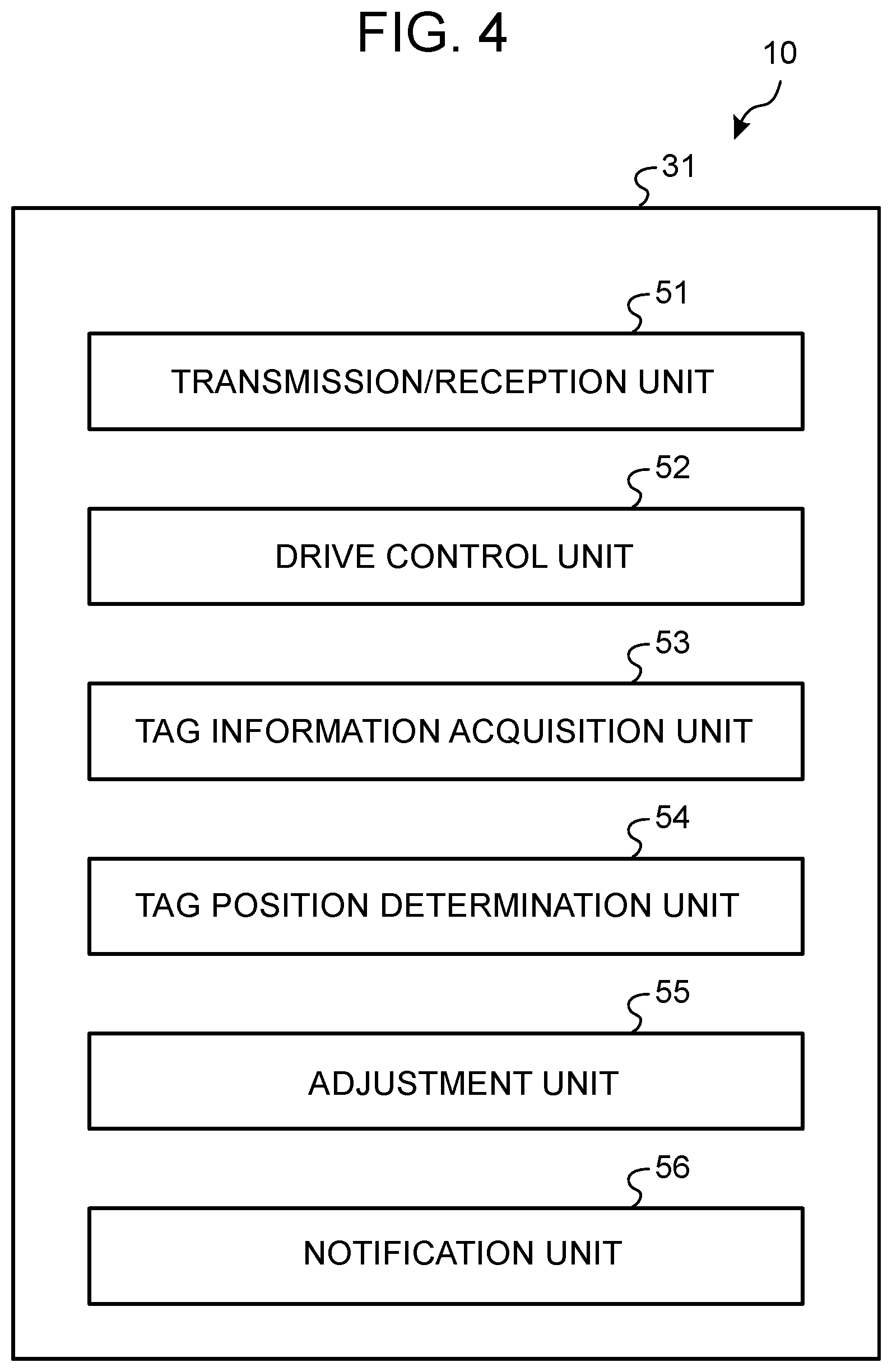 Patent US12112226 Figure 4 – Wireless tag reading apparatus, storage medium, and method